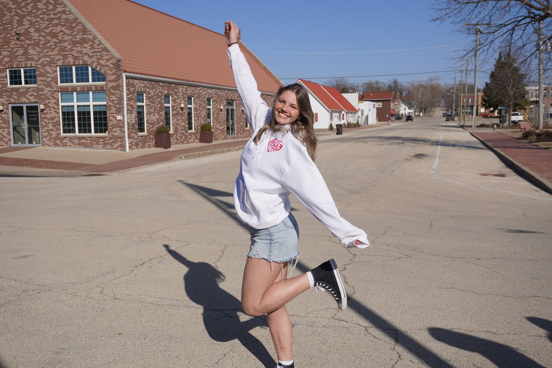 Love Yourself Hoodie - White