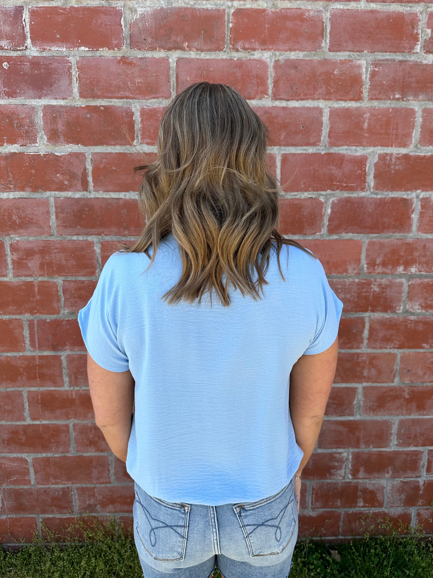 Effortless Chambray Top