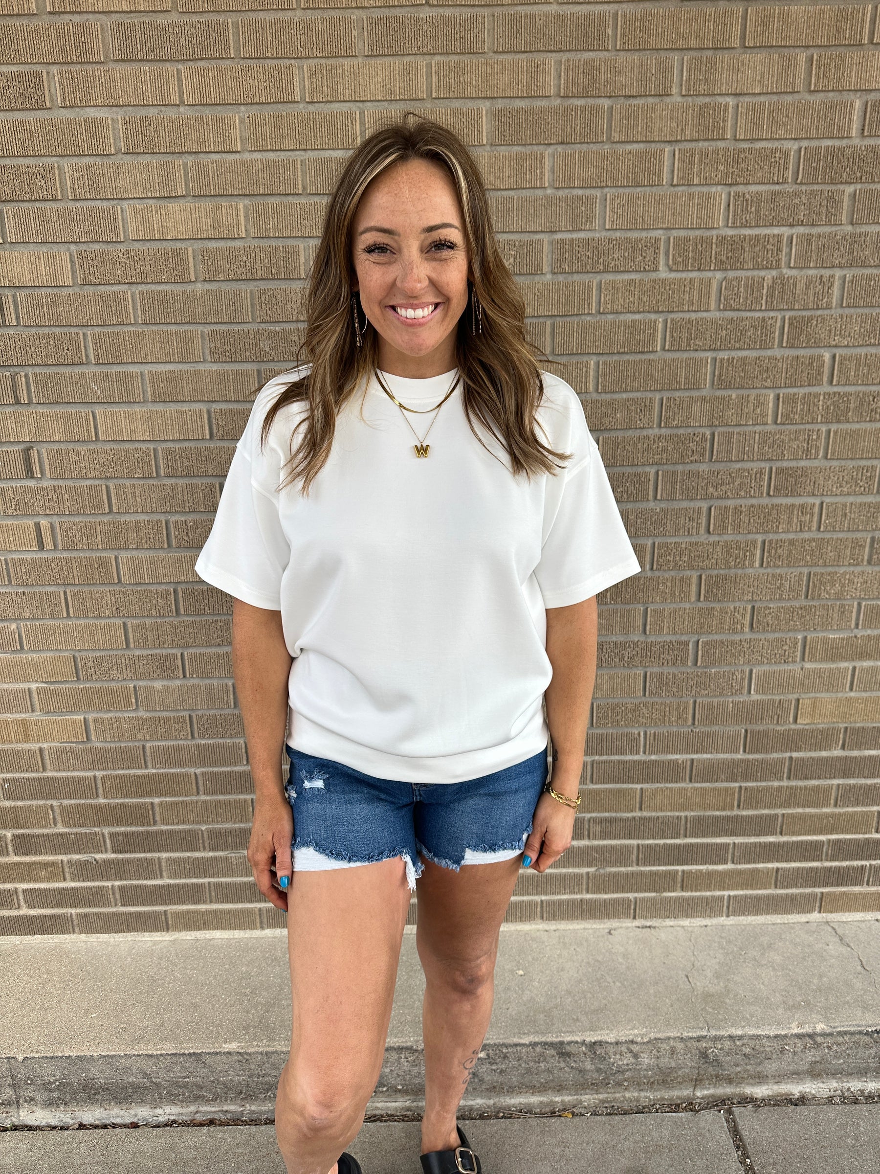 Buttery Soft Modal Tee - Cream