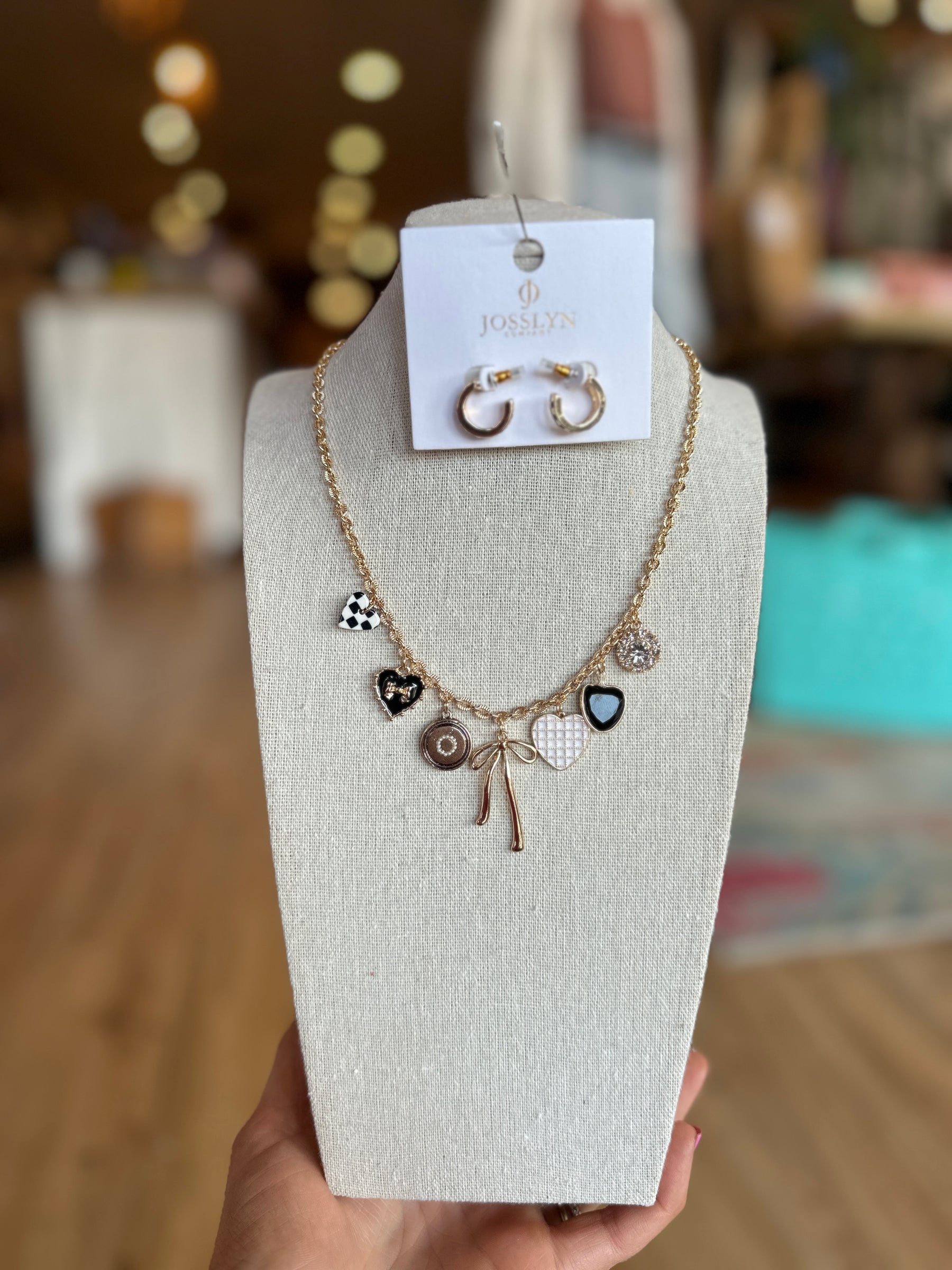 Bow Charm Necklace