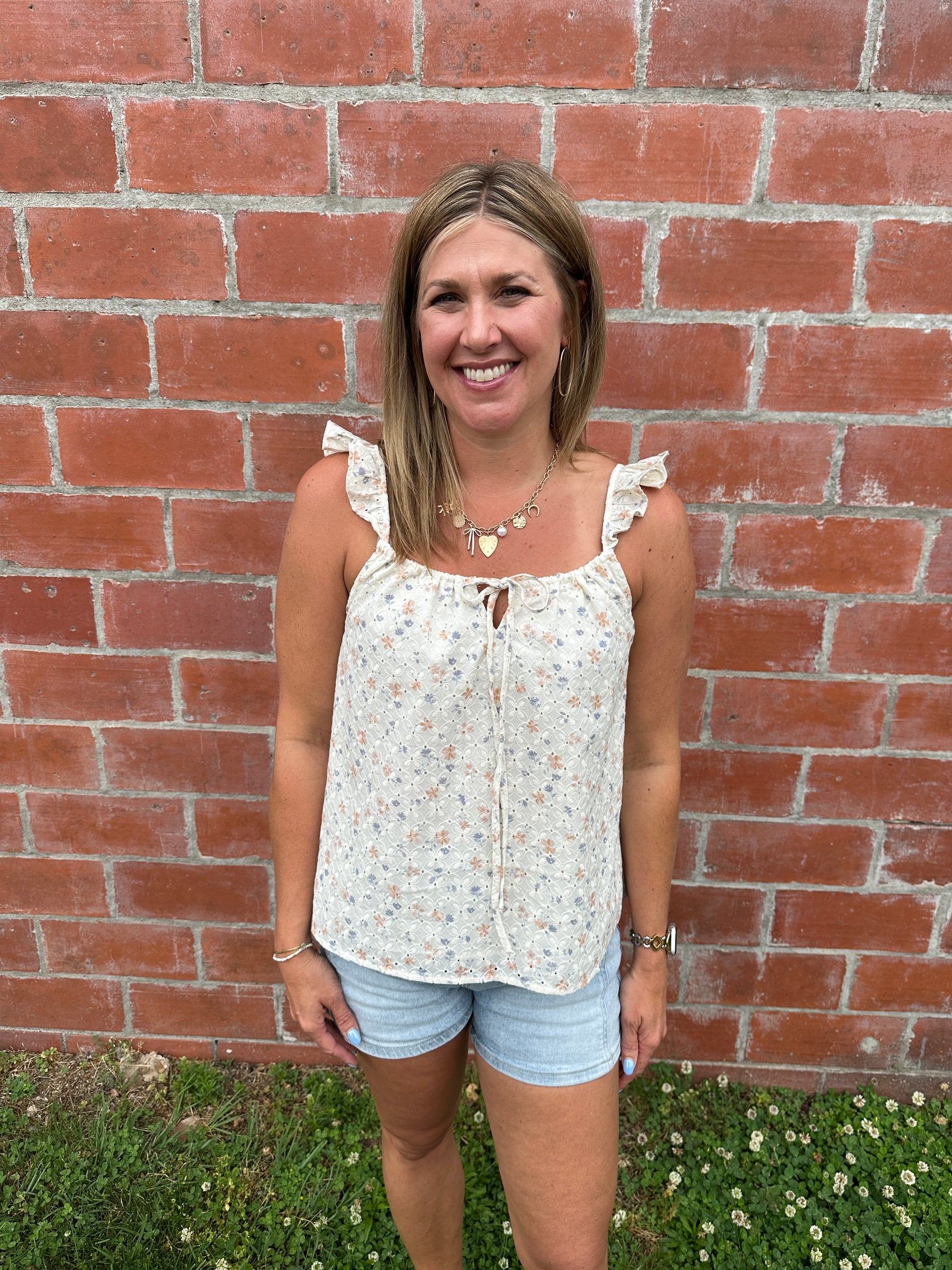 Dainty Floral Tank