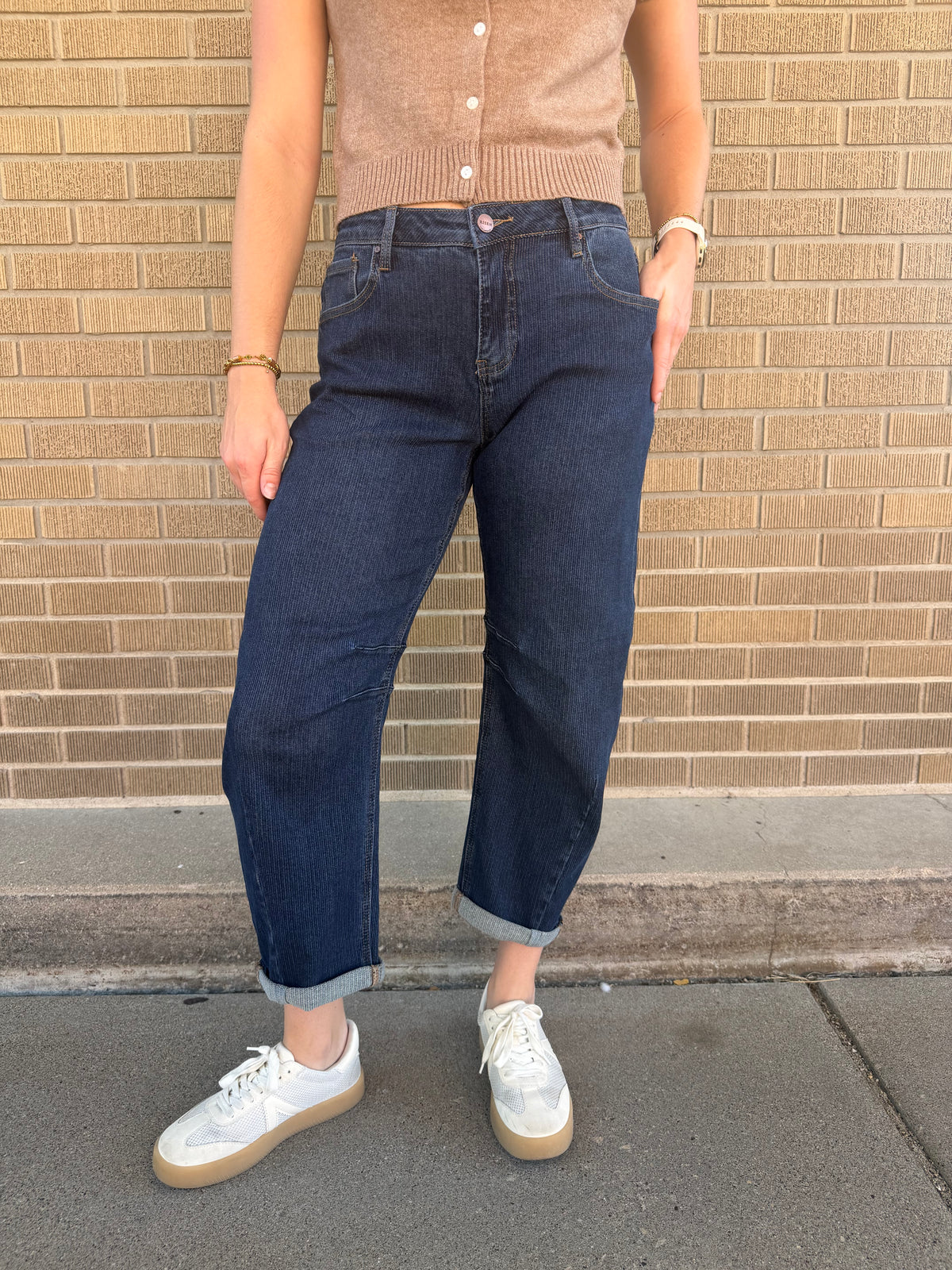 Darla Pinstripe Barrel