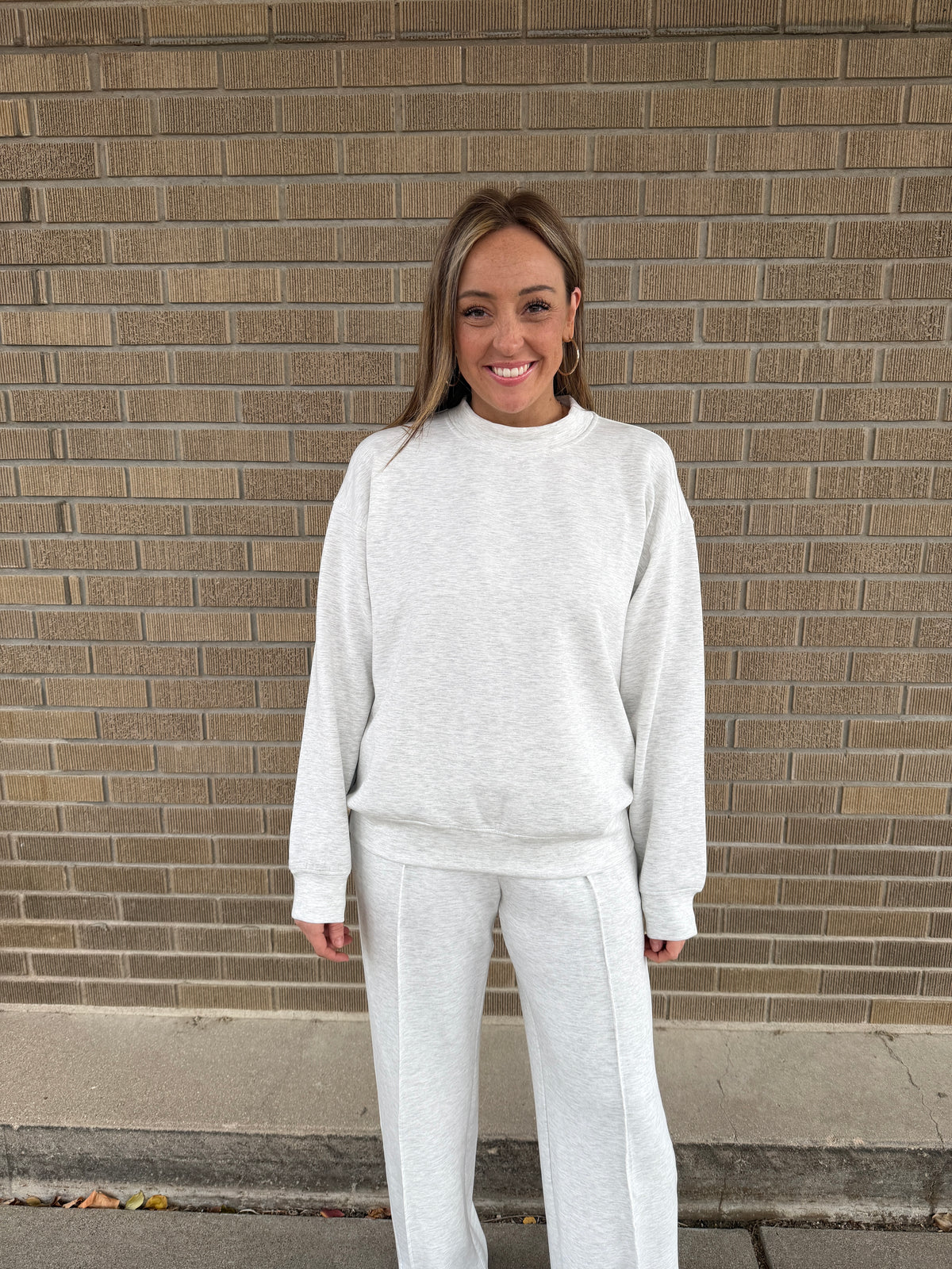 Modal Pullover - Light Grey