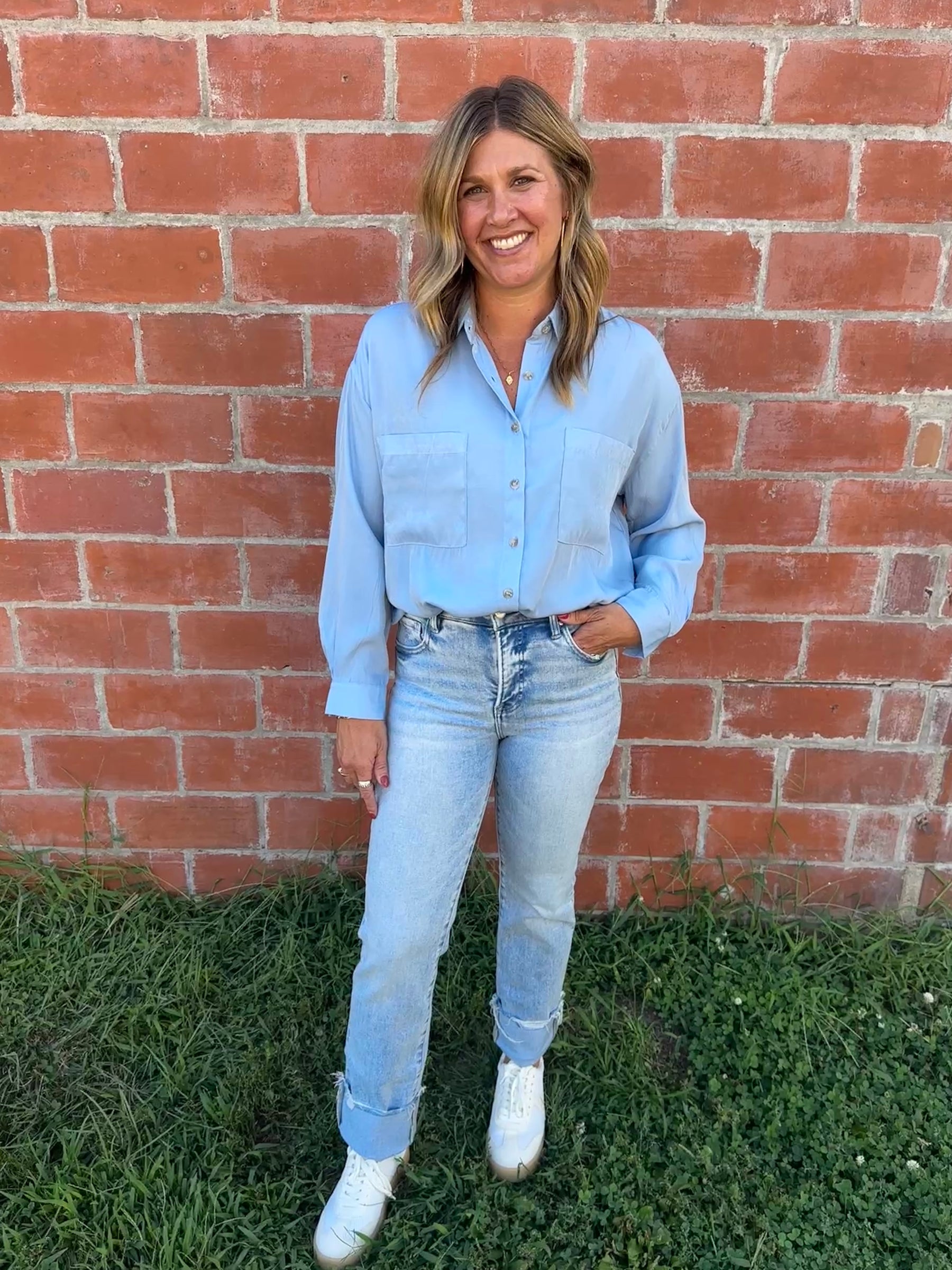 Chambray Button Up