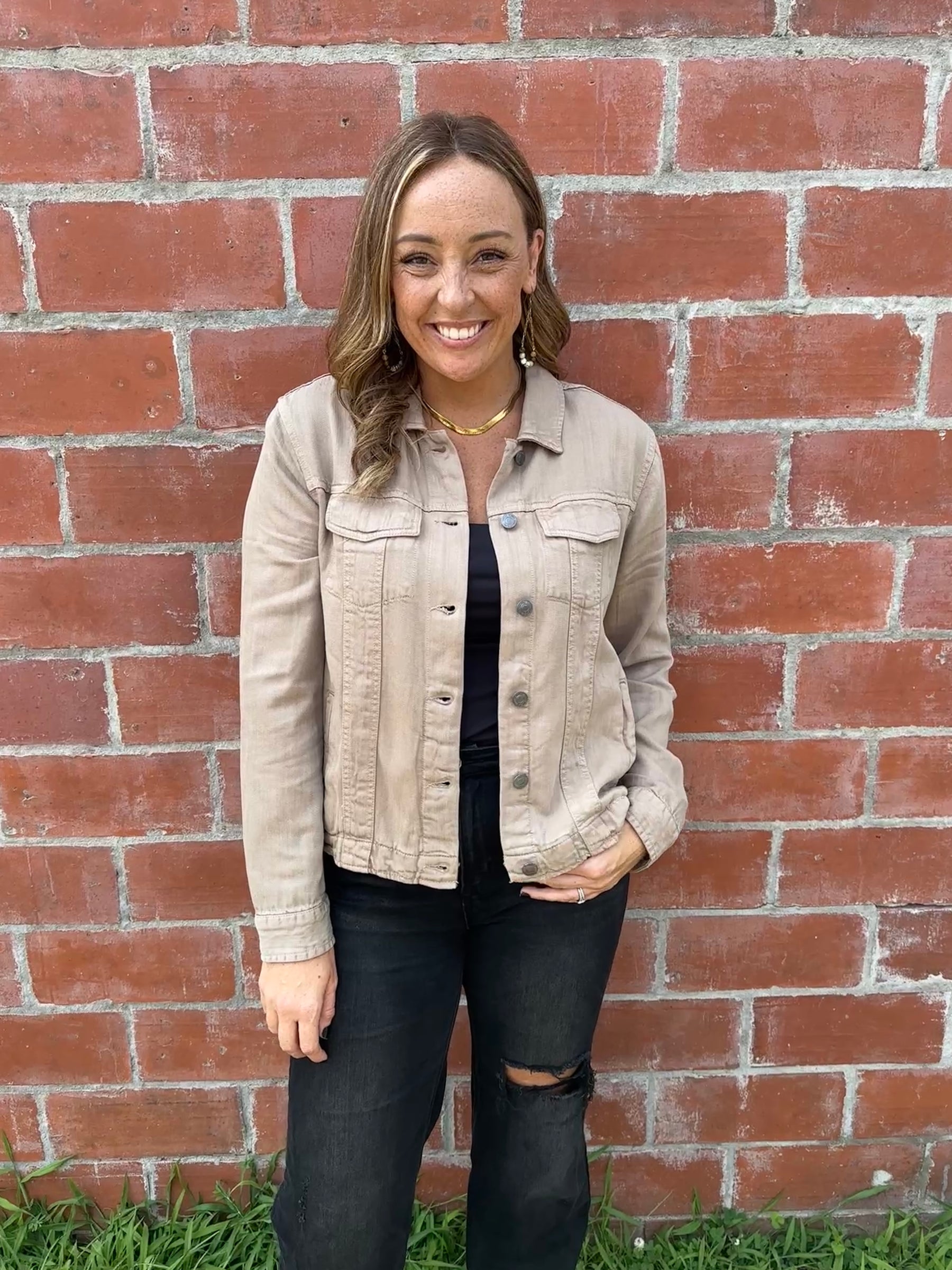 Jackie Jacket - Taupe