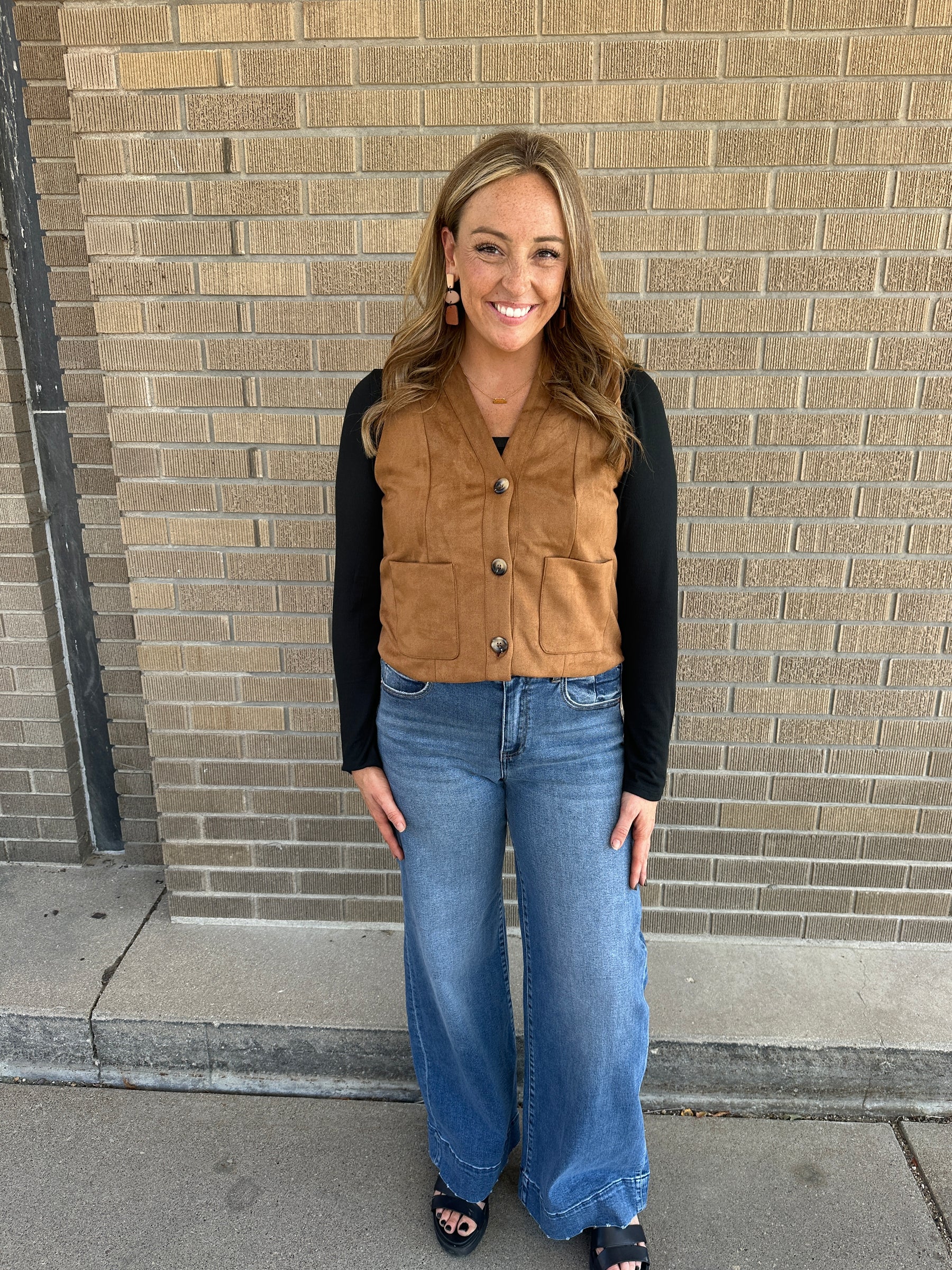 Silky Soft Camel Vest