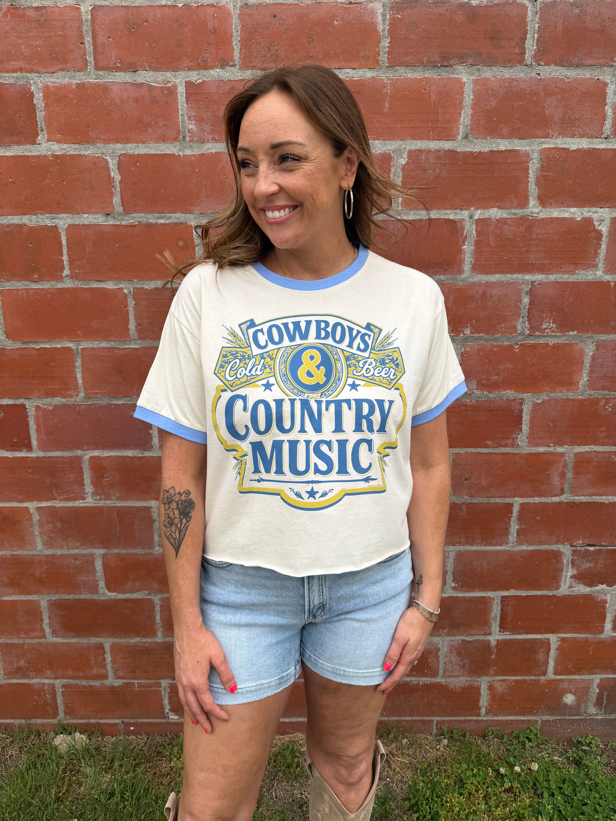 Cold Beers & Country Music Graphic Tee