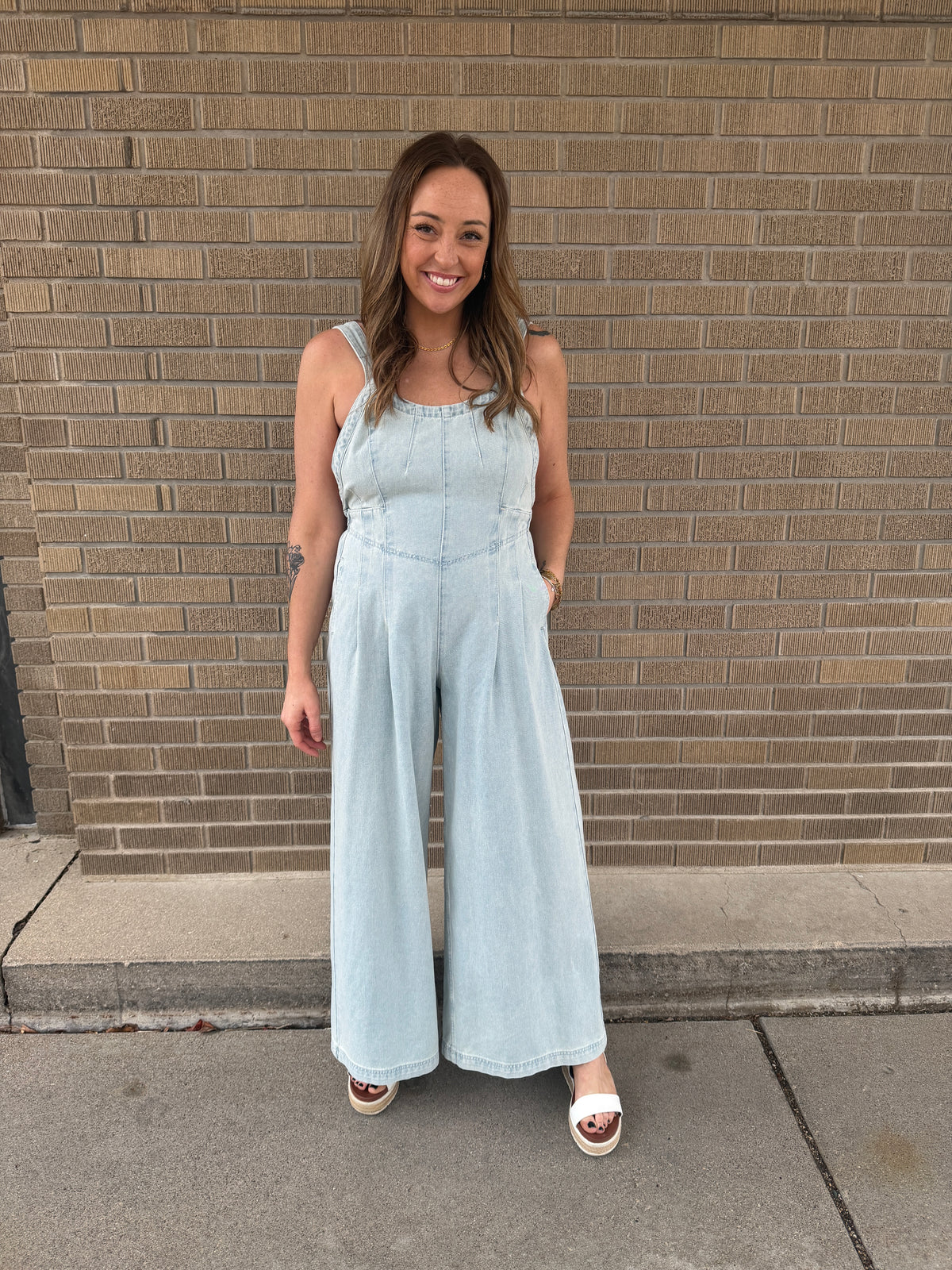 That One Denim Jumpsuit