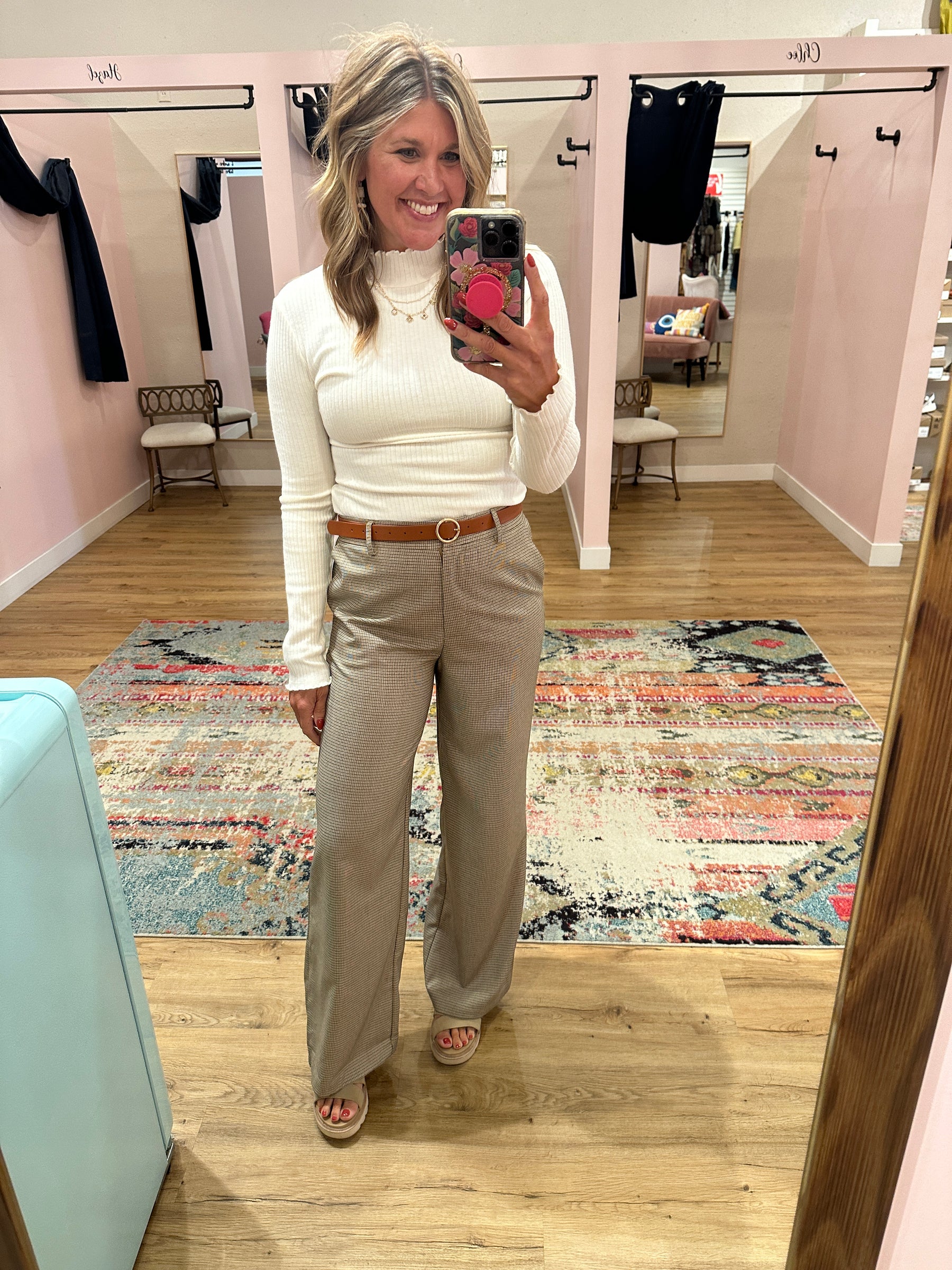 It Girl Ribbed Top - Ivory