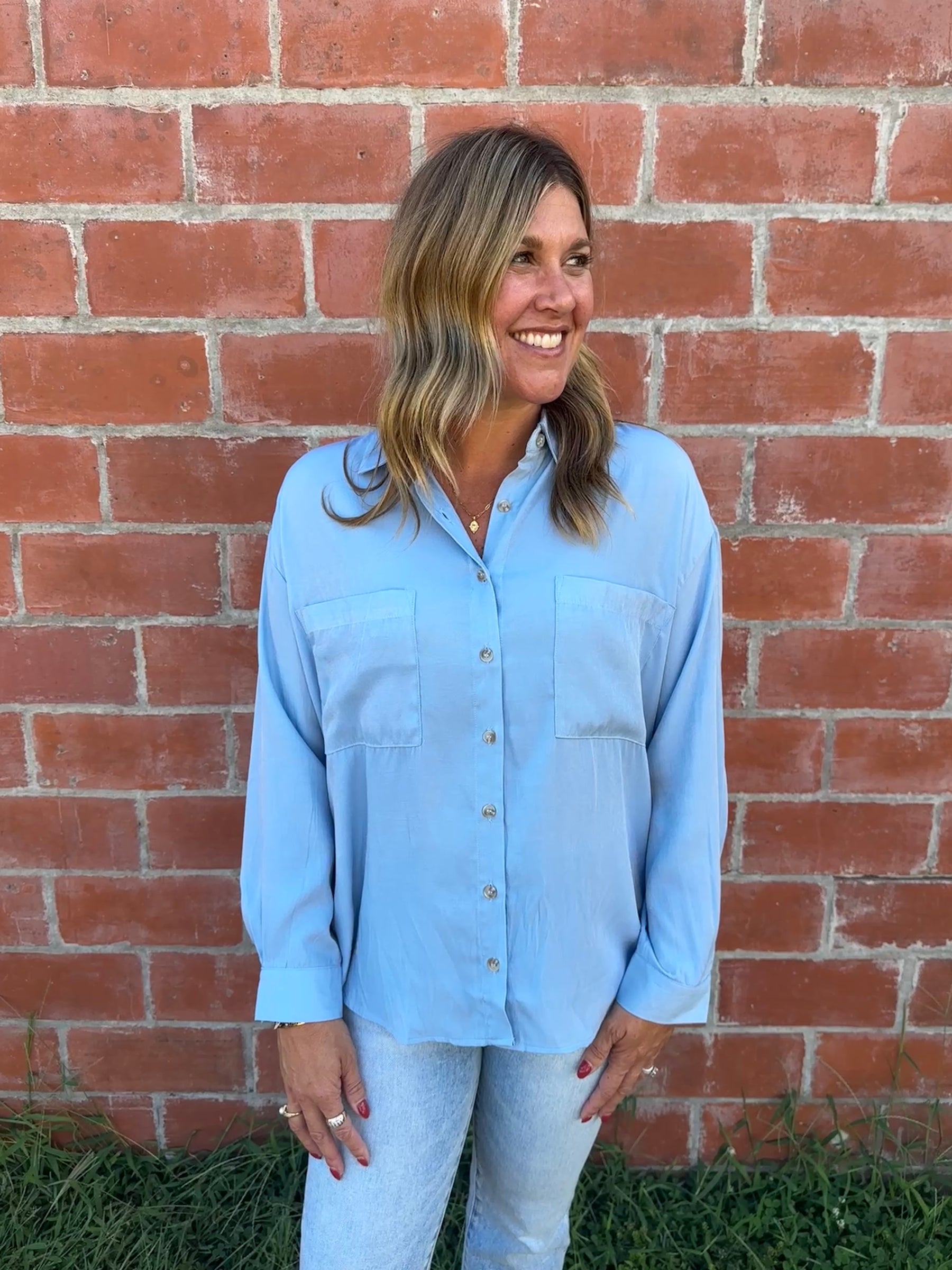Chambray Button Up