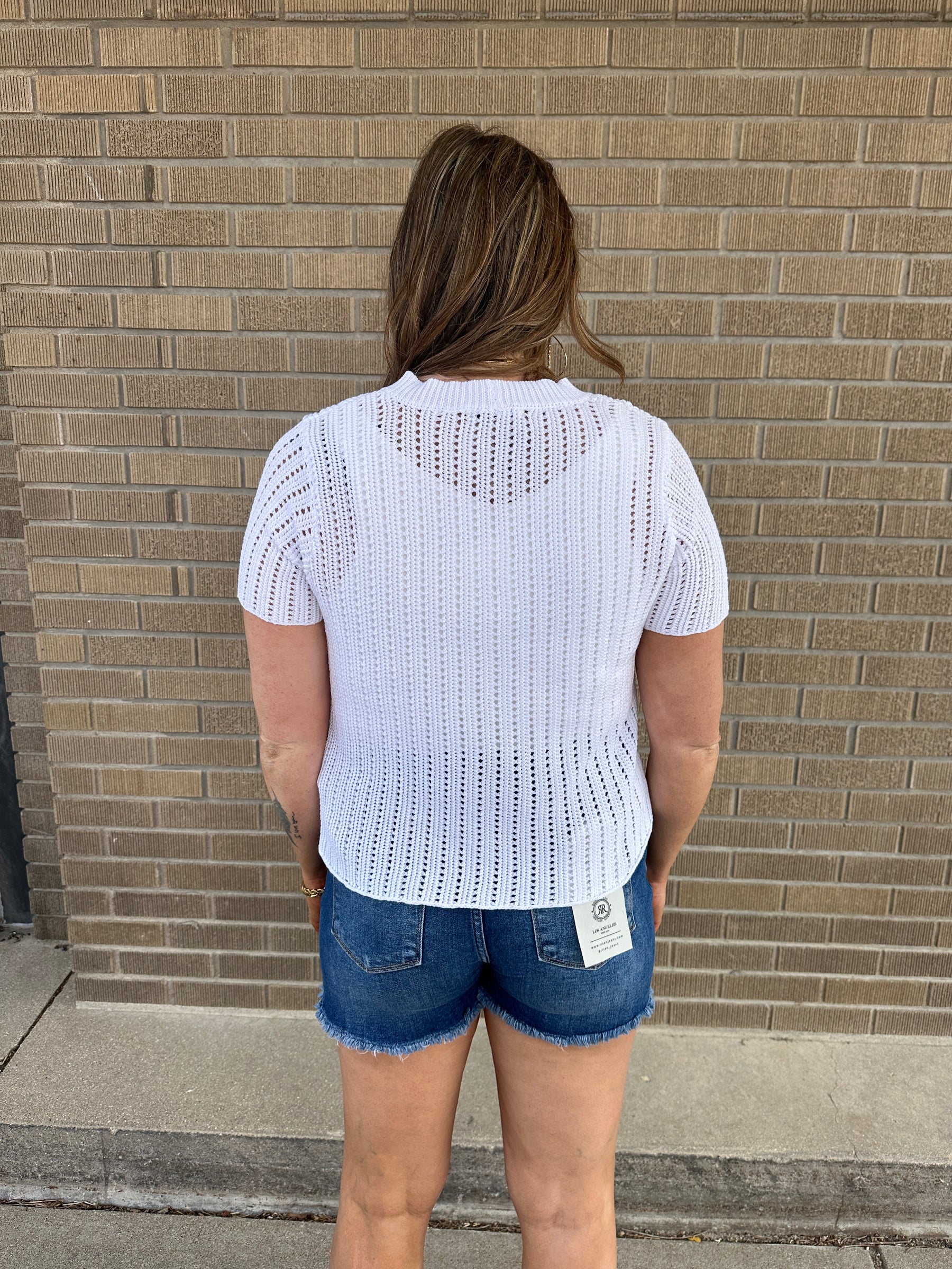 White Crochet Cardigan