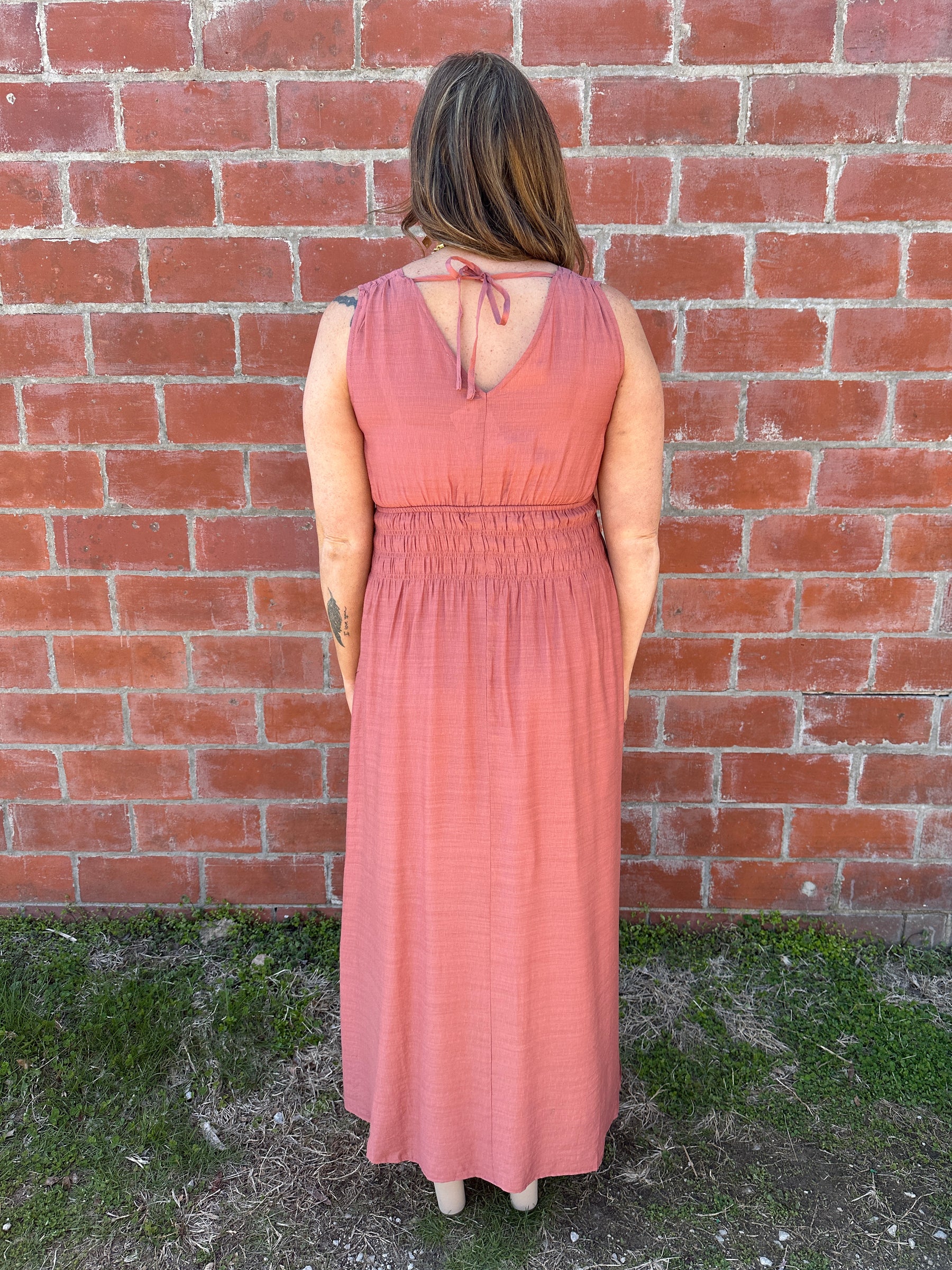 Brick Maxi Dress
