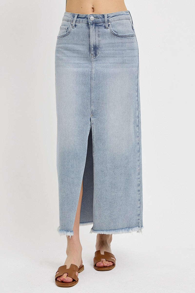 Denim Maxi Skirt