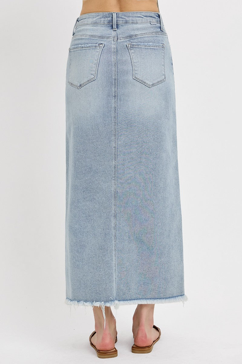 Denim Maxi Skirt