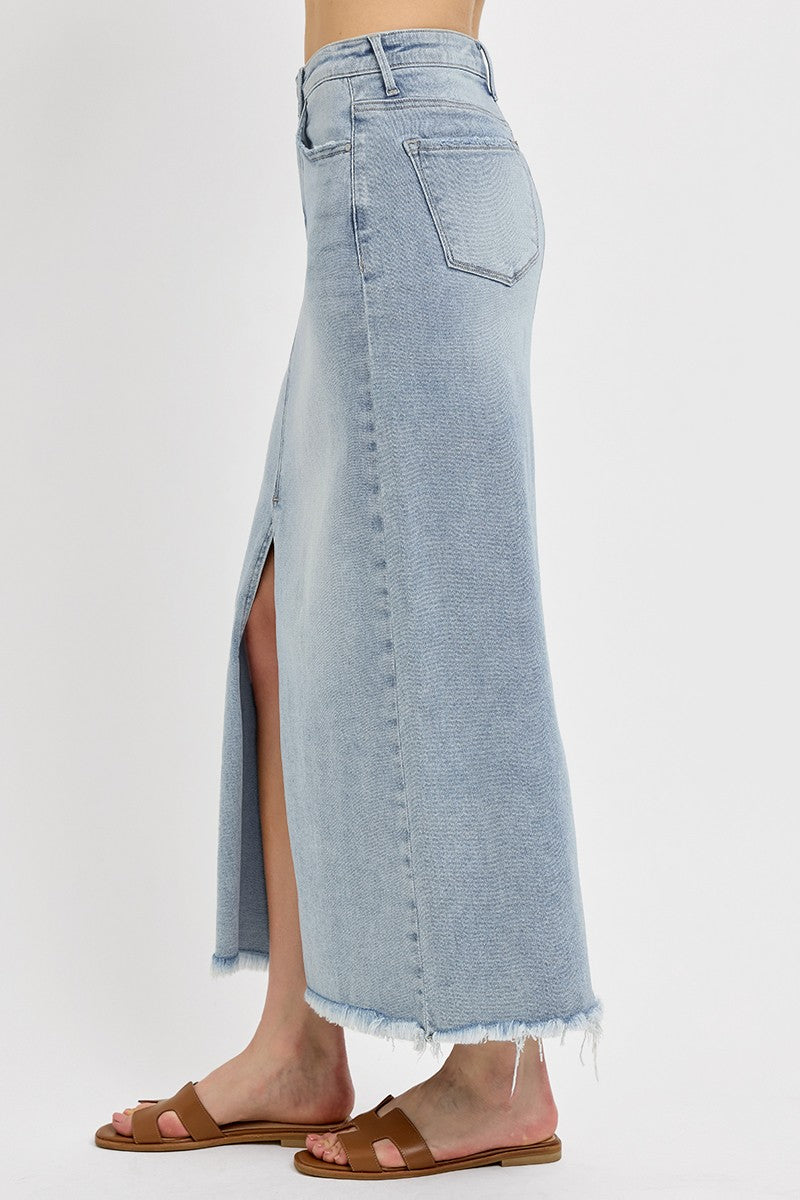 Denim Maxi Skirt