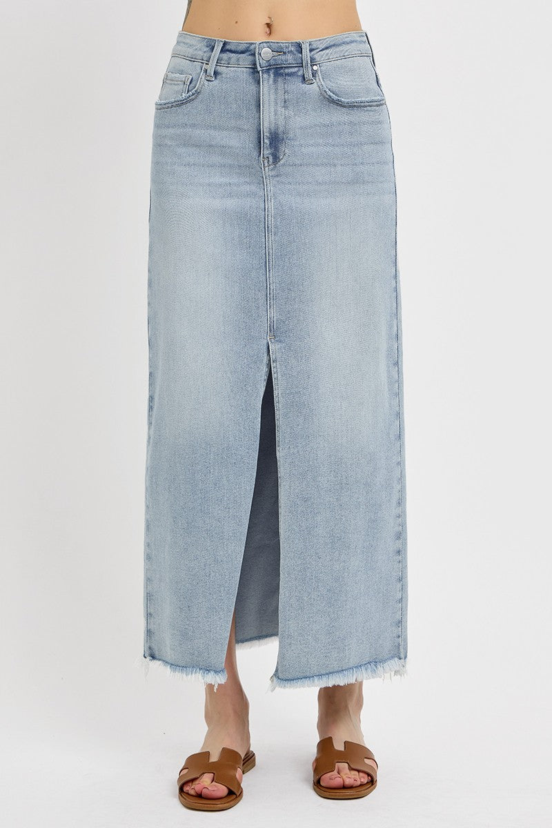 Denim Maxi Skirt
