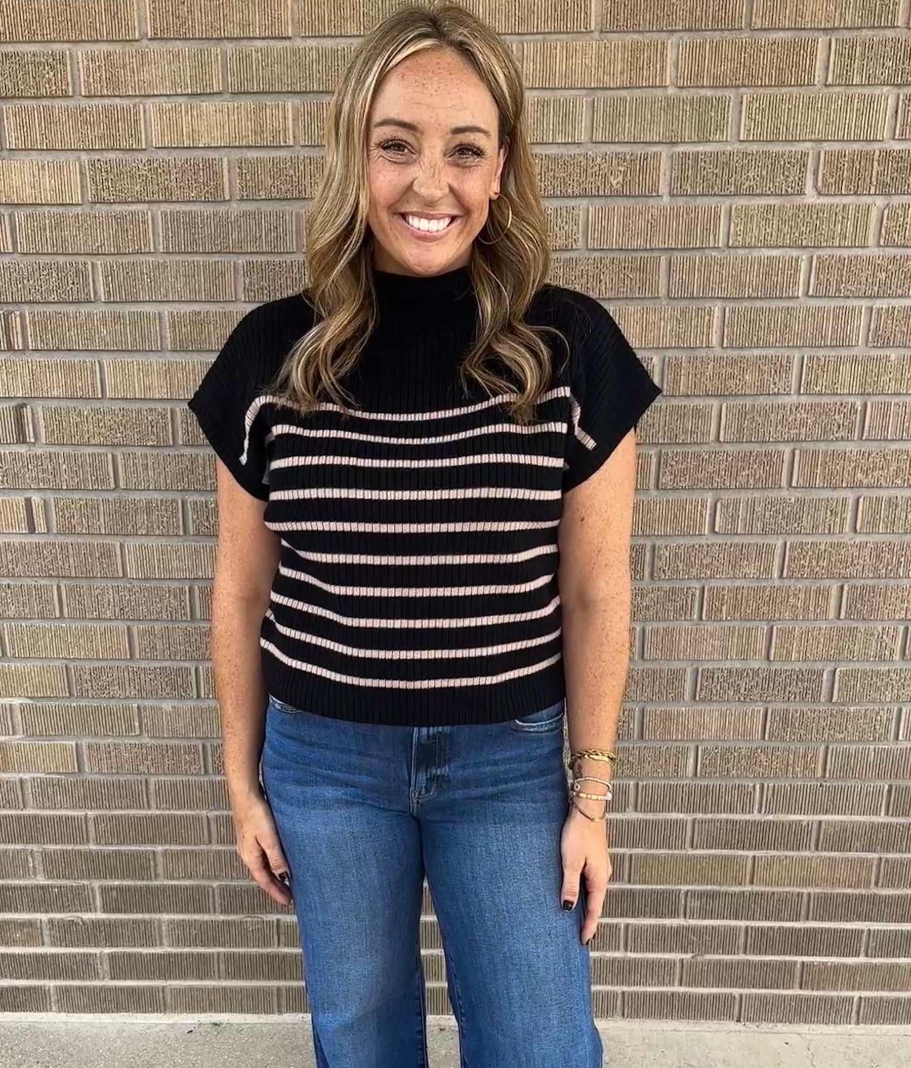 Neutrals Stripe Sweater