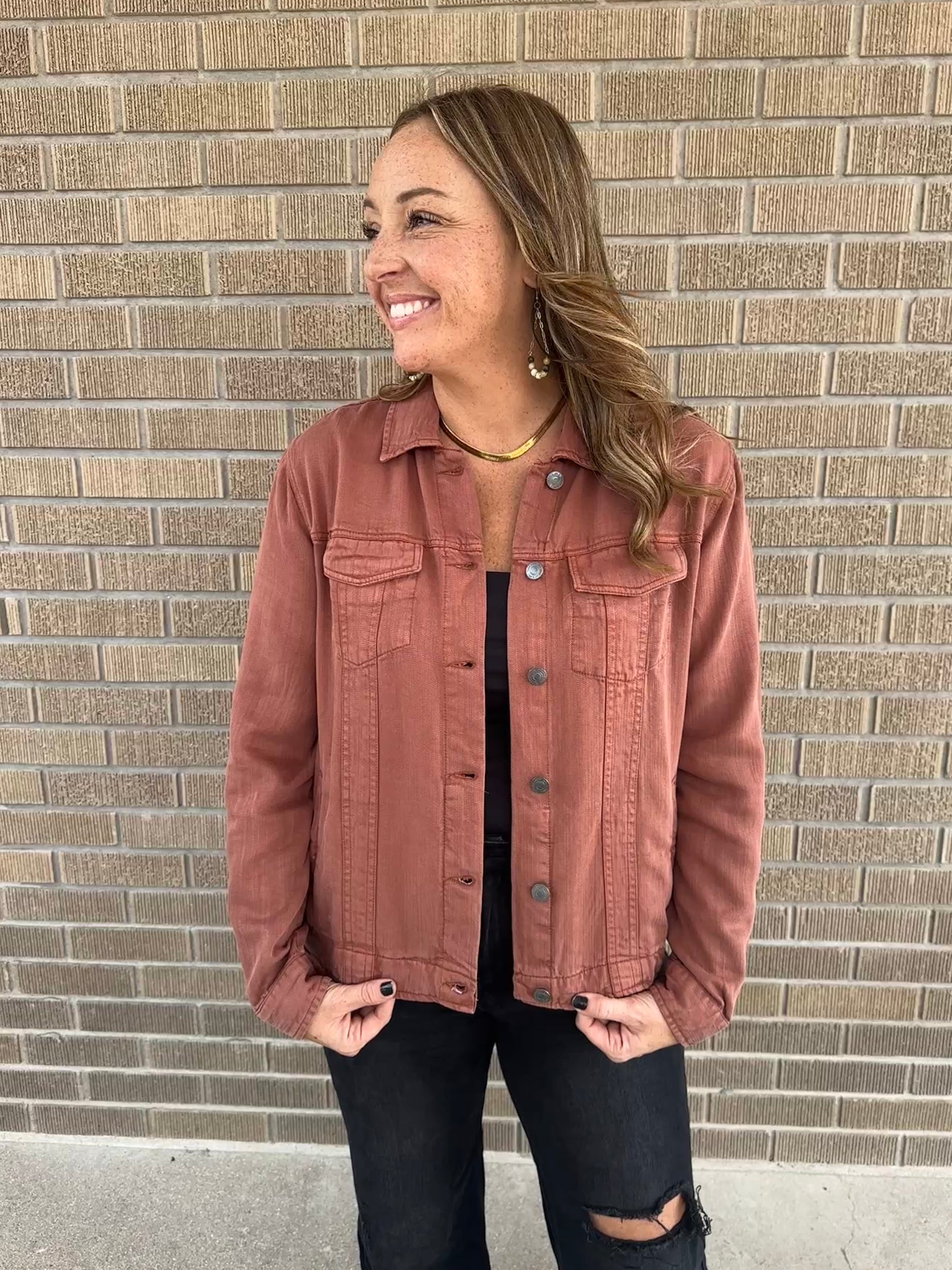 Jackie Jacket - Rustic Brown
