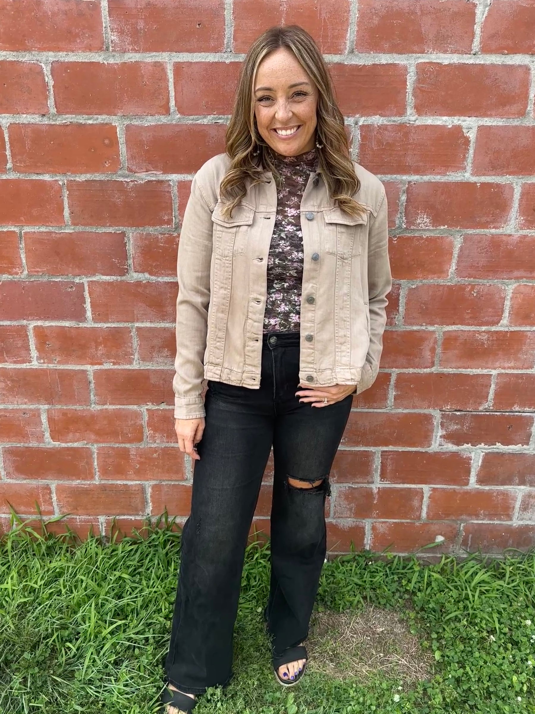Jackie Jacket - Taupe
