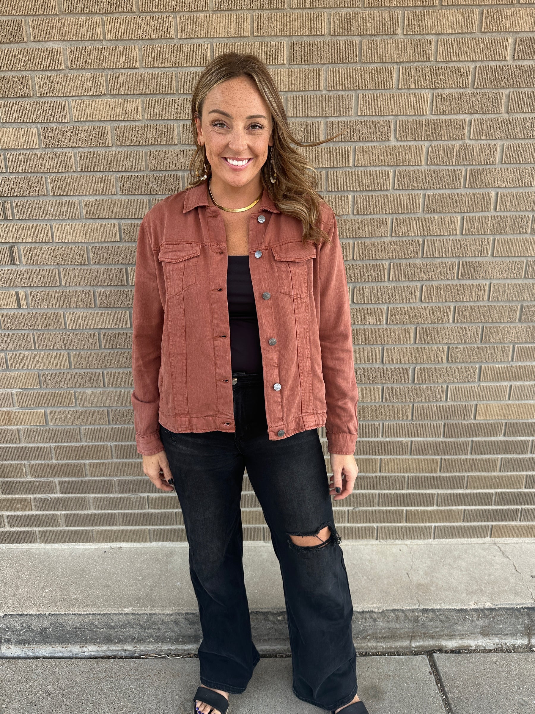 Jackie Jacket - Rustic Brown