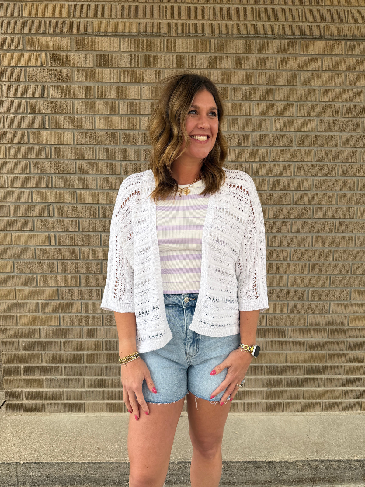 Edlin Tank - Ivory Lavender