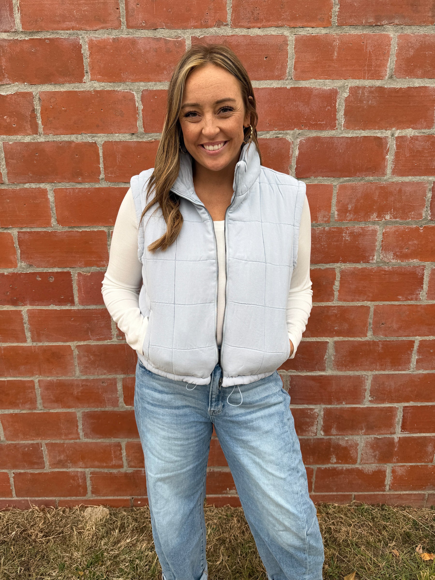 Brina Vest - Light Denim