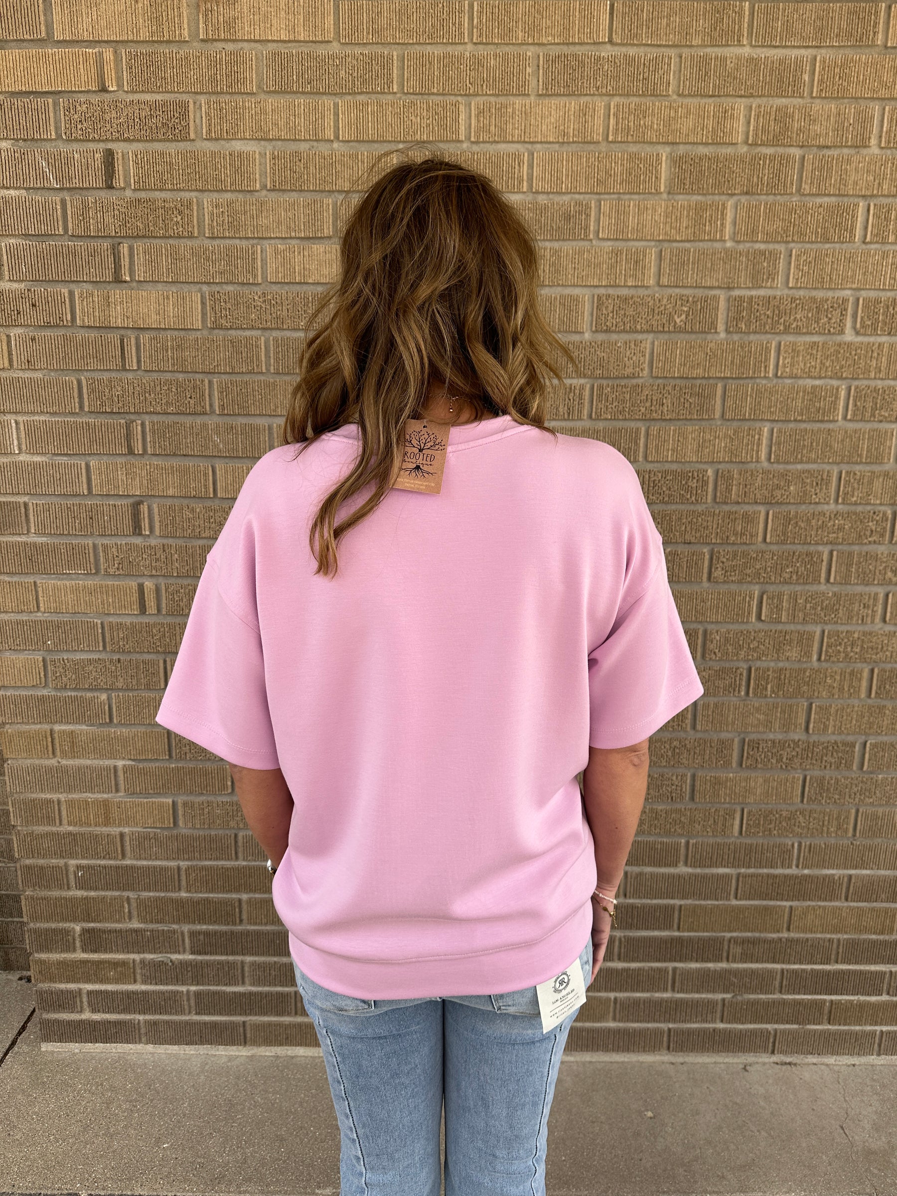 Buttery Soft Modal Tee - Pink