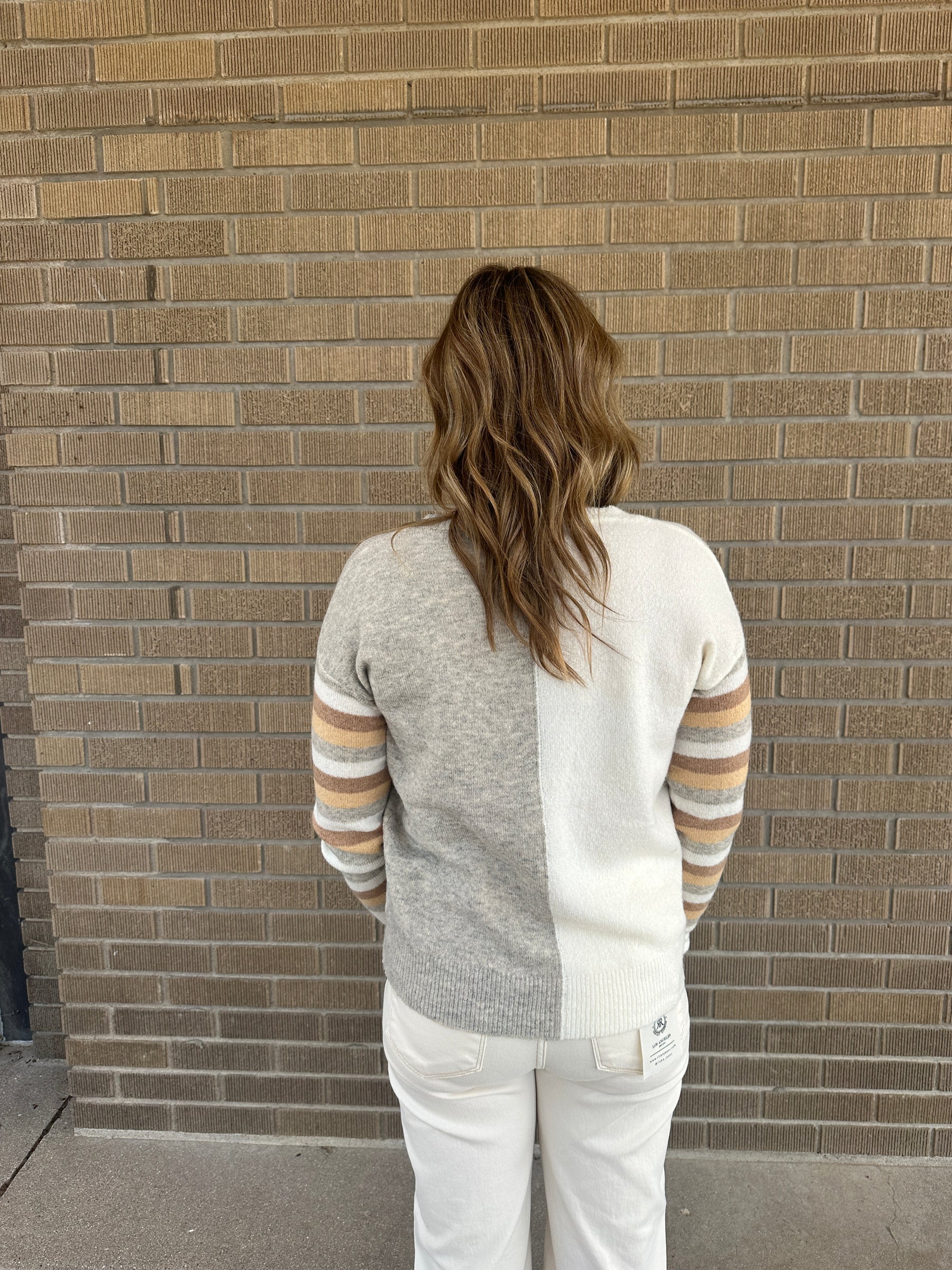 Neutrals Colorblock Sweater