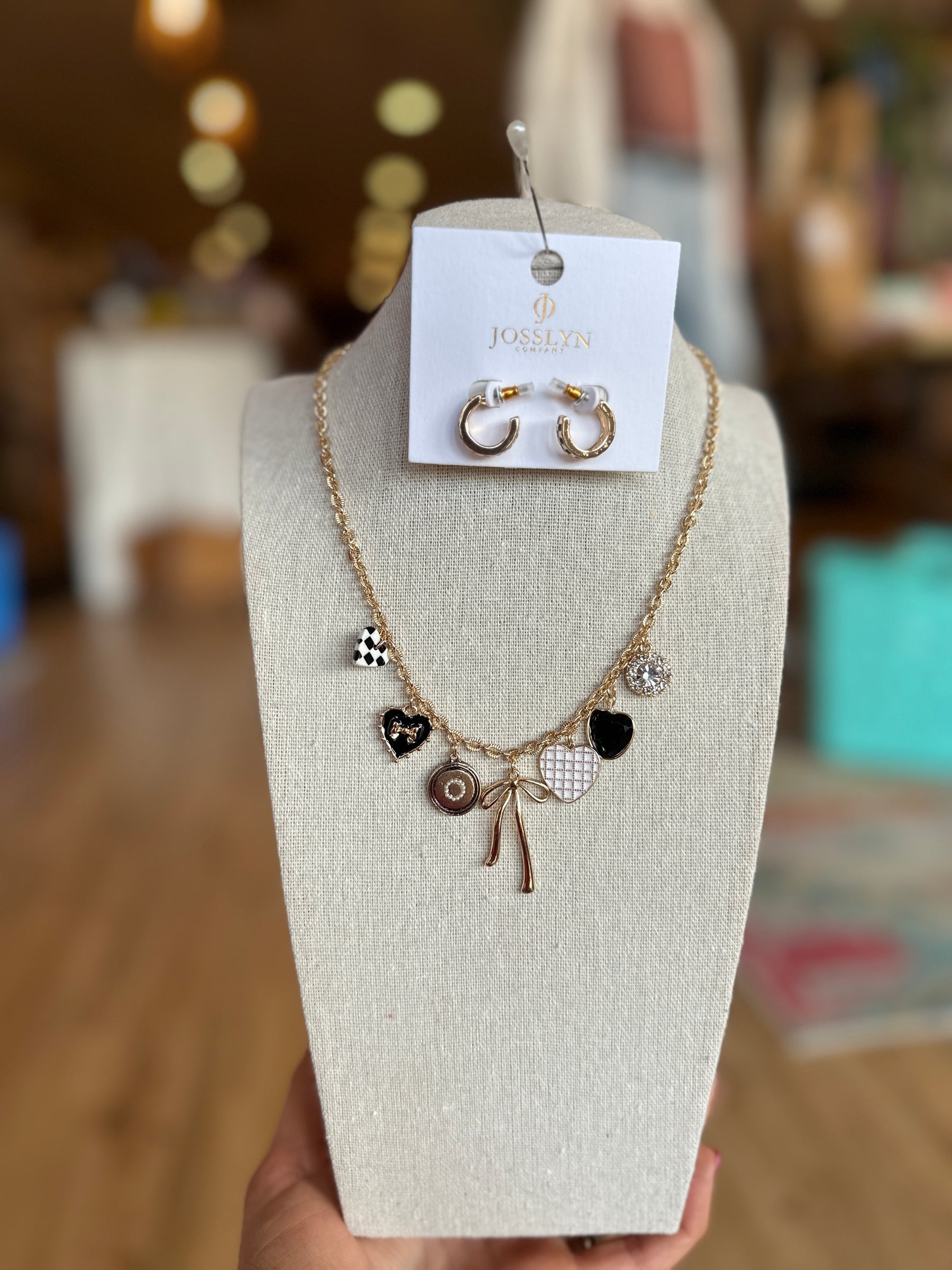 Bow Charm Necklace