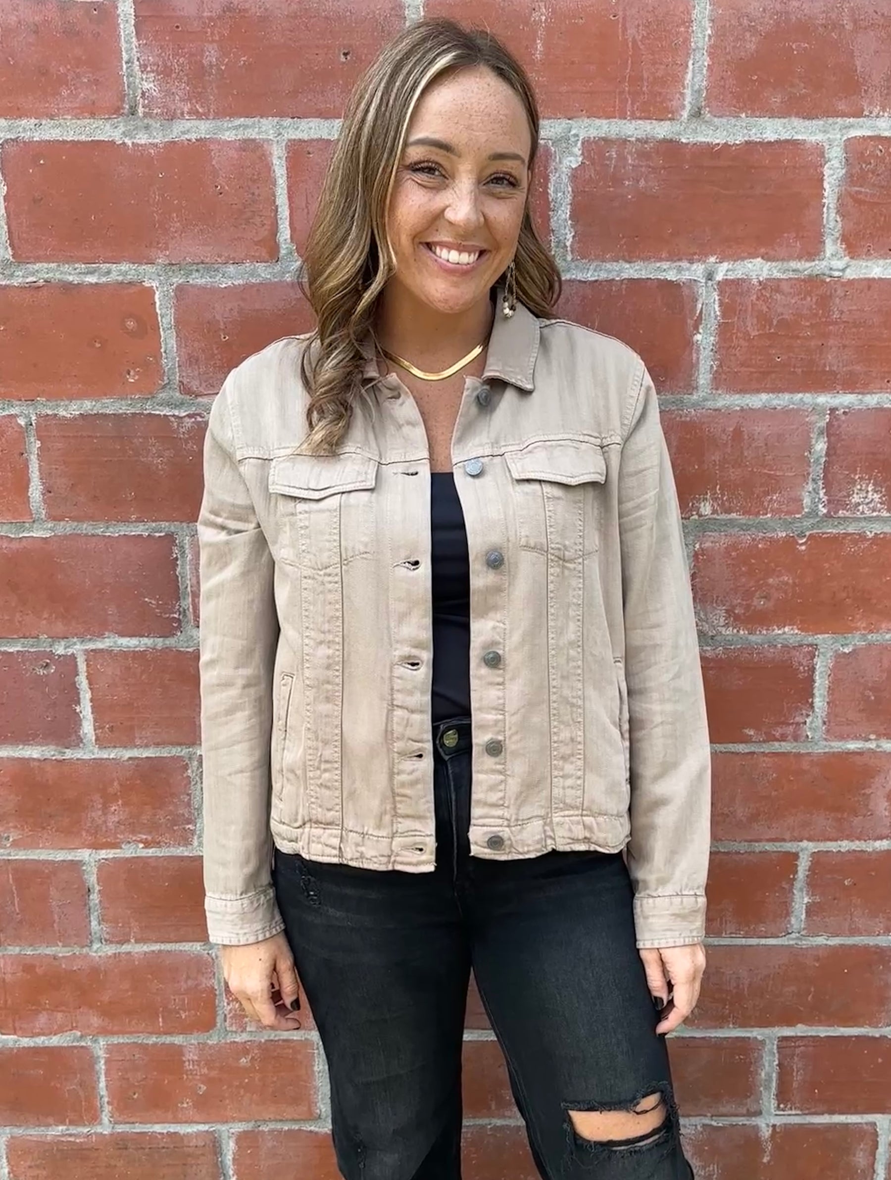 Jackie Jacket - Taupe