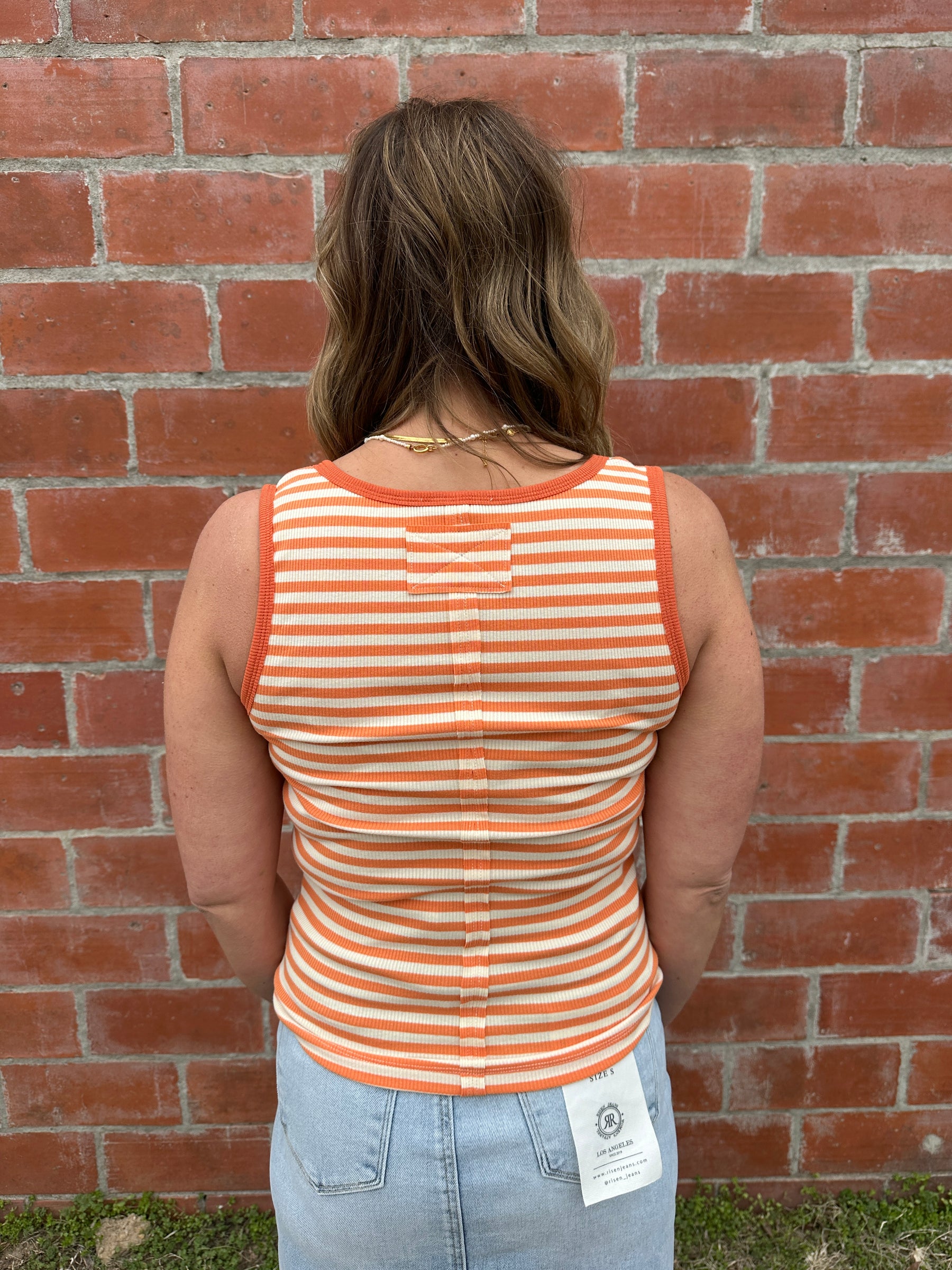 Stripe Orange Tank