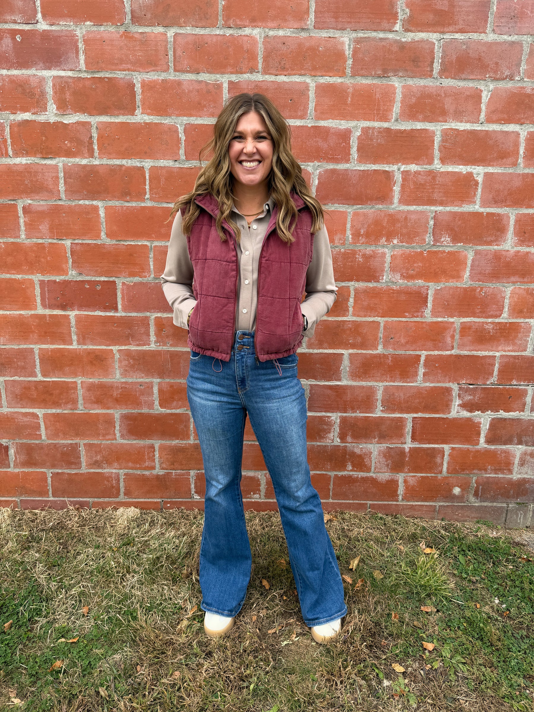 Brina Vest - Crushed Berry