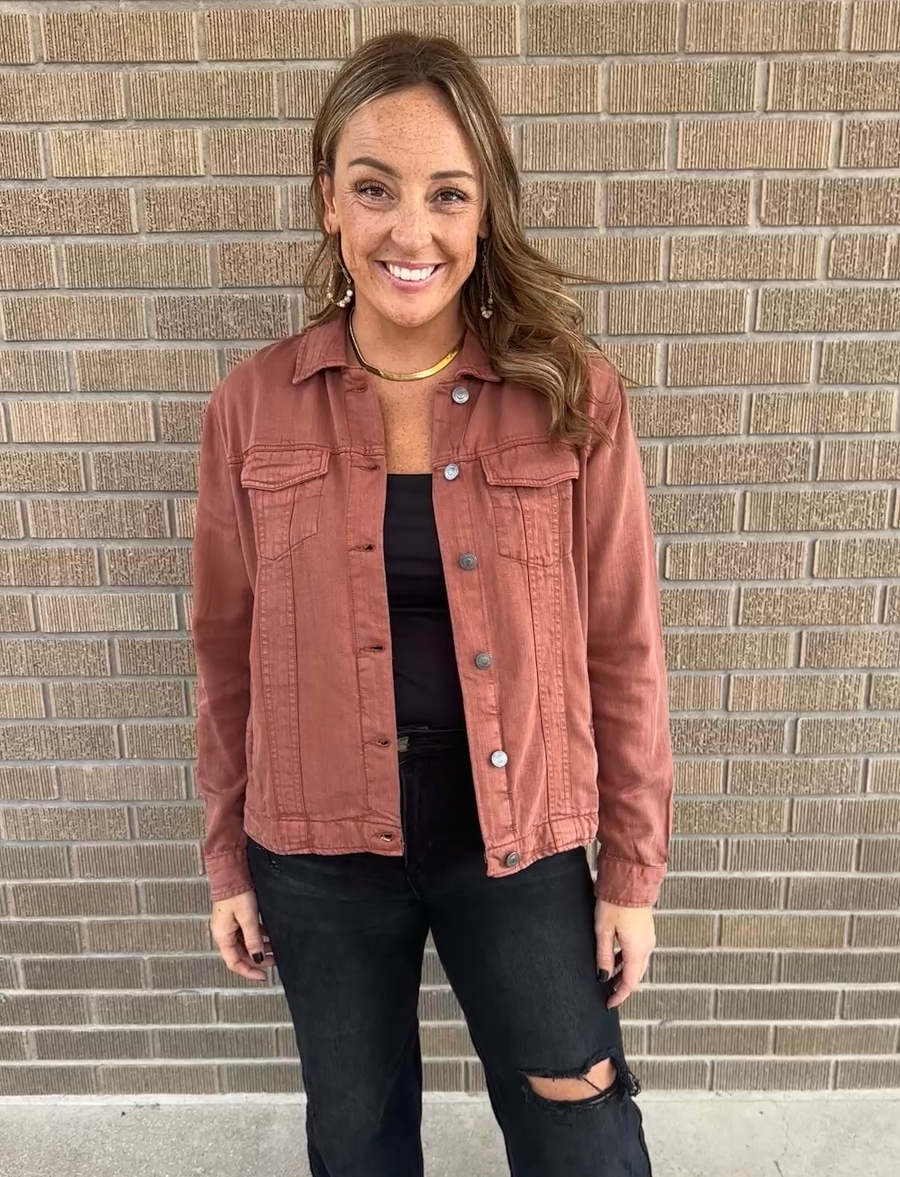 Jackie Jacket - Rustic Brown