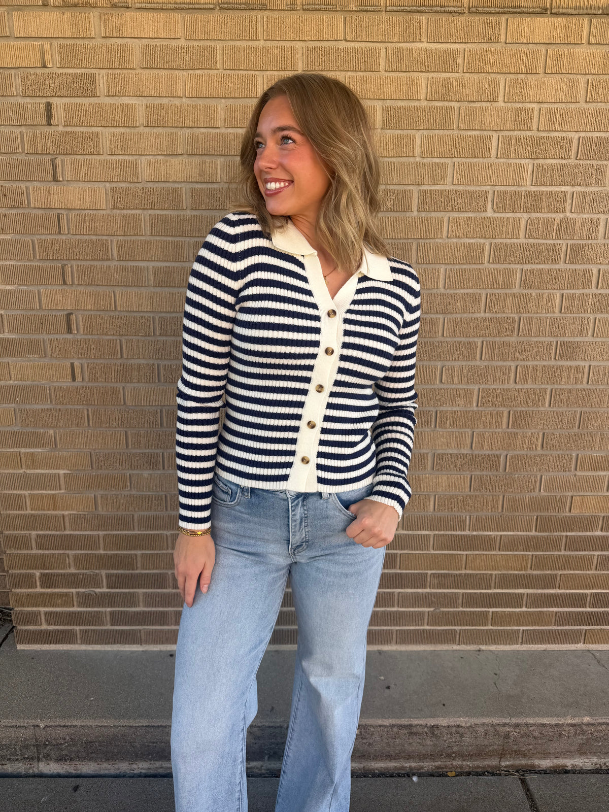 Coastal Stripe Cardi