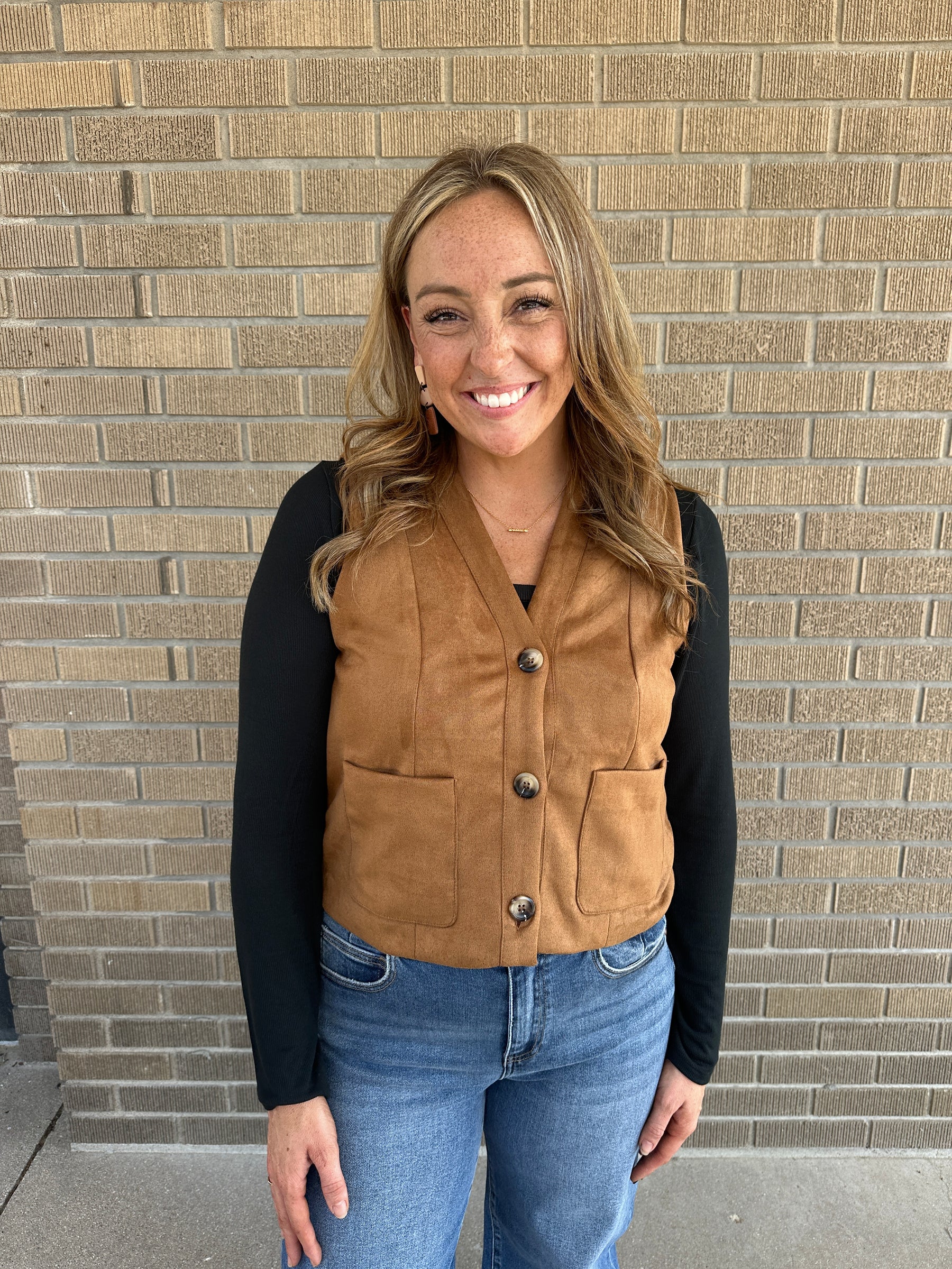 Silky Soft Camel Vest