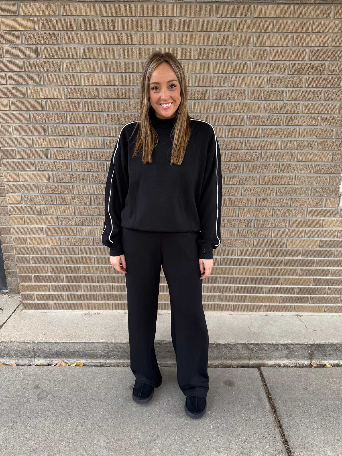 Chill Girl Modal Pants - Black