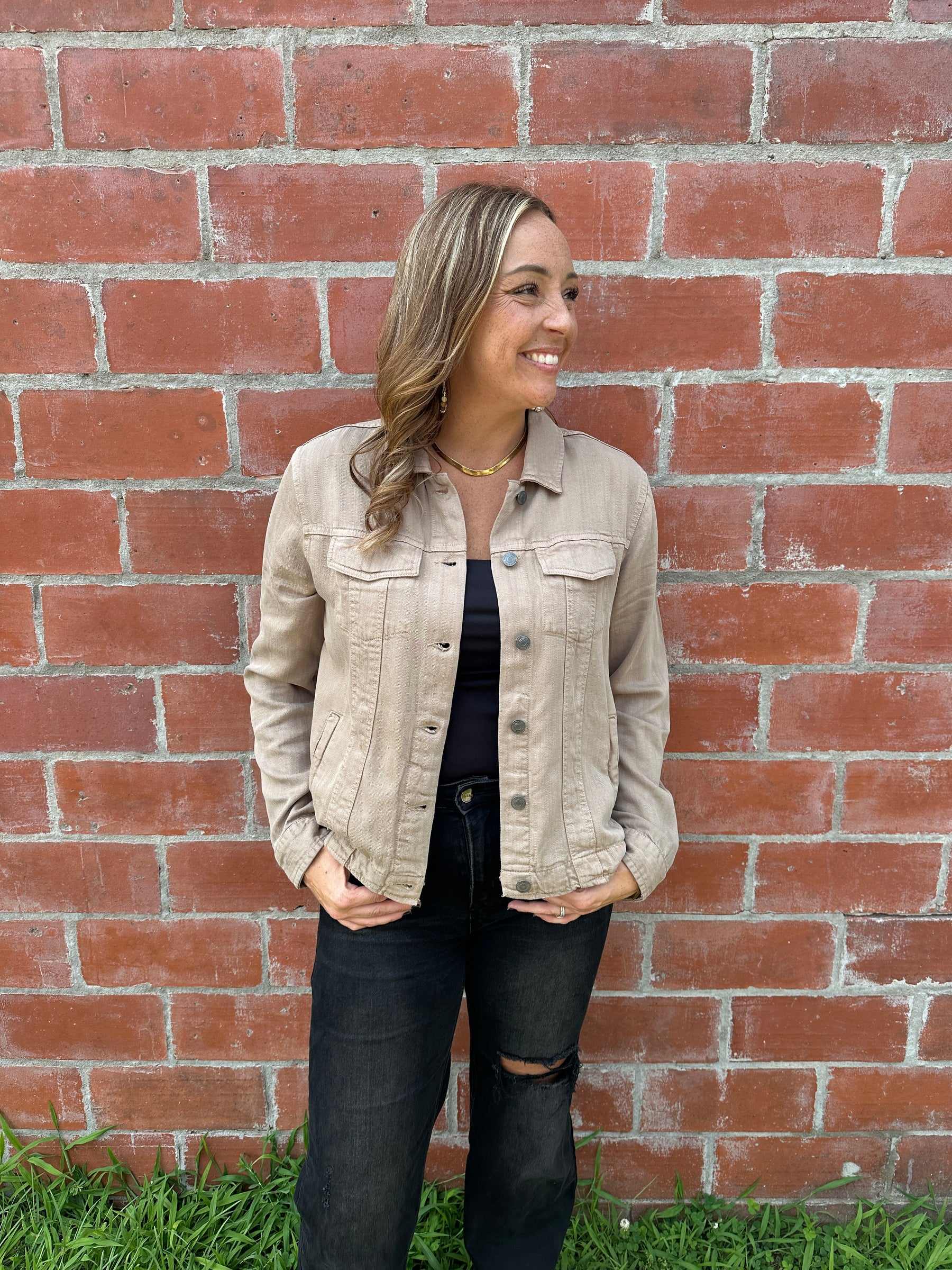 Jackie Jacket - Taupe