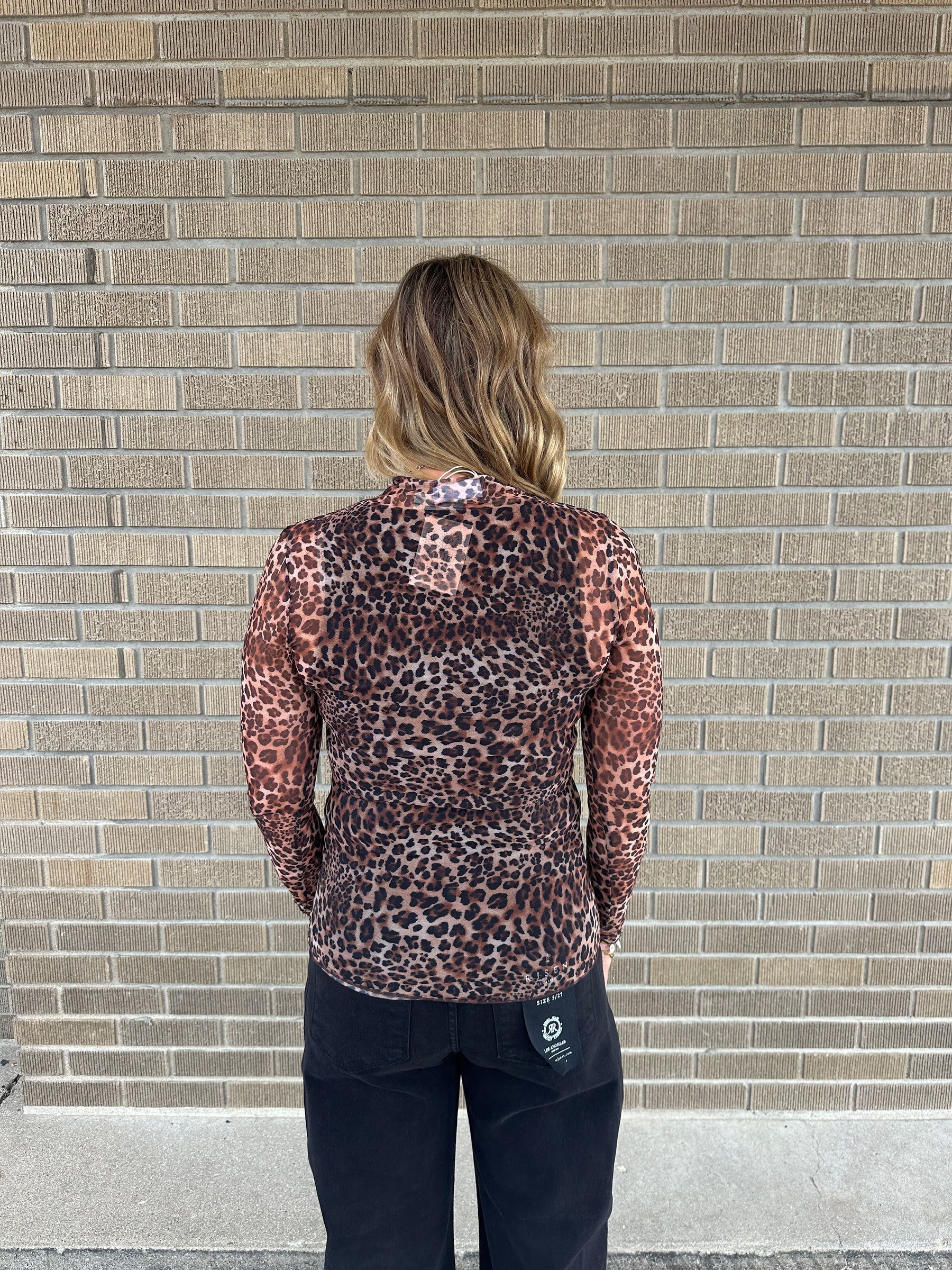 Leopard Layering Top