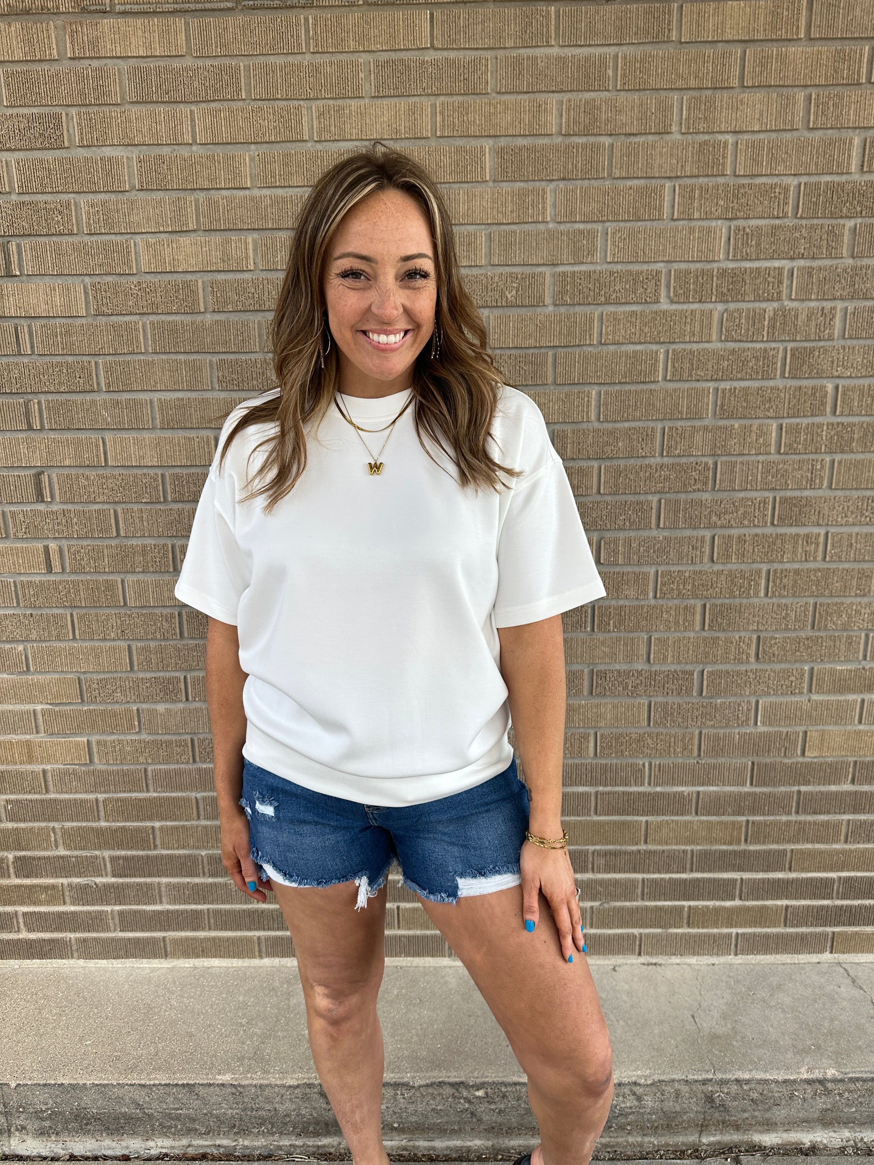 Buttery Soft Modal Tee - Cream