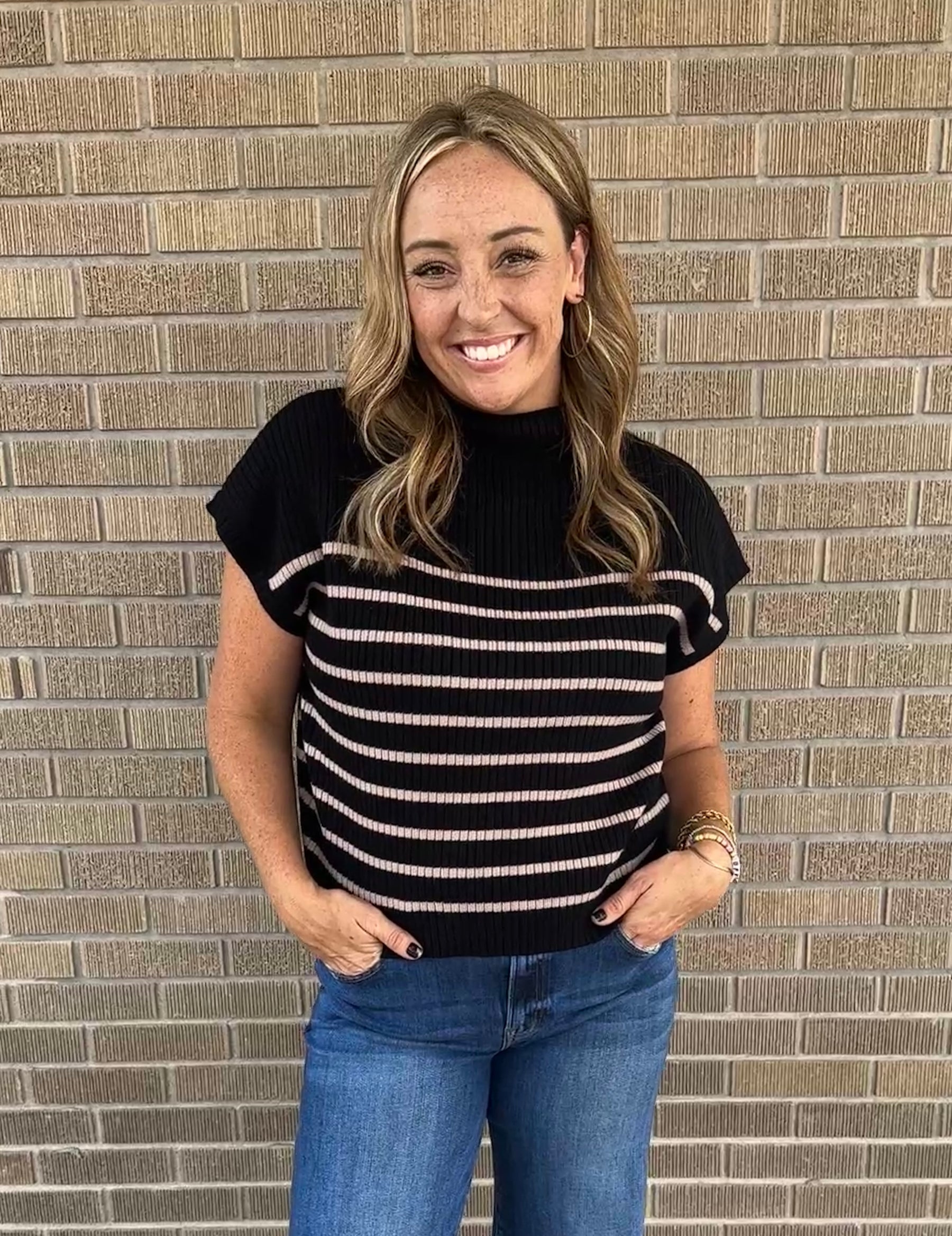 Neutrals Stripe Sweater
