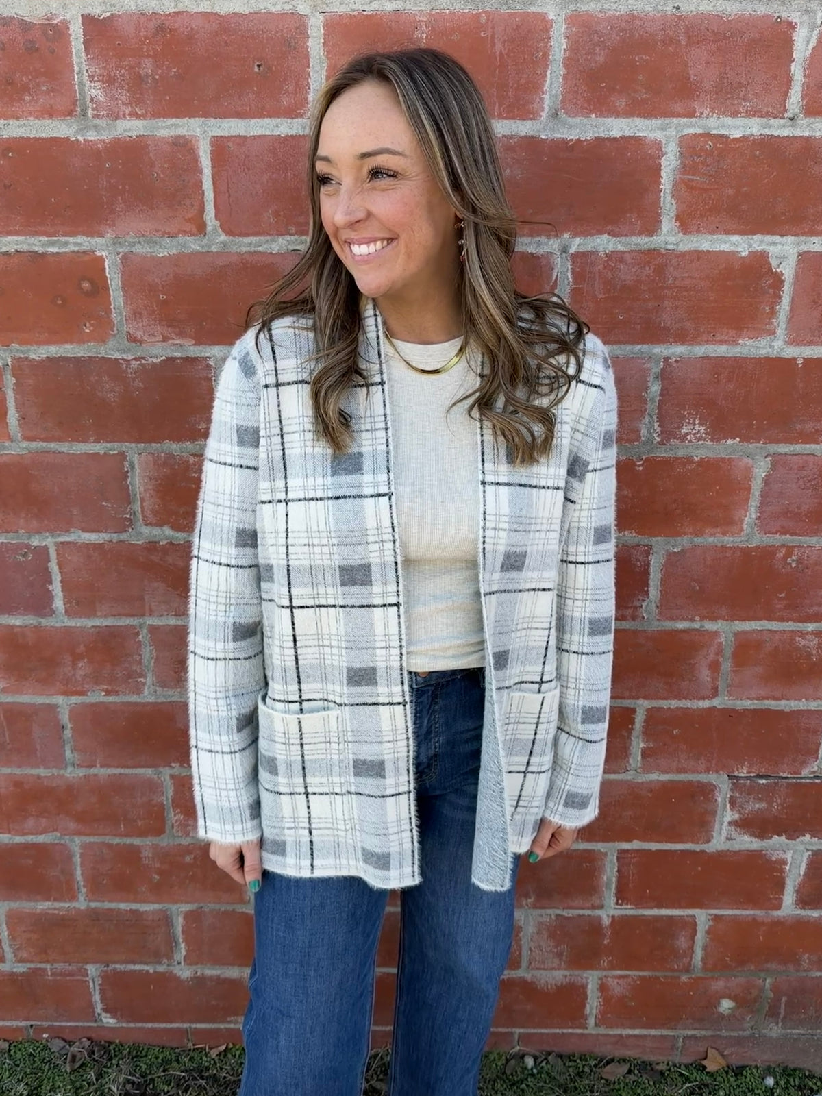 Stacy Top - Sand Heather