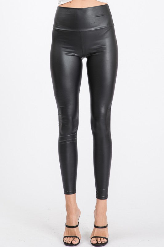 Faux Leather Leggings
