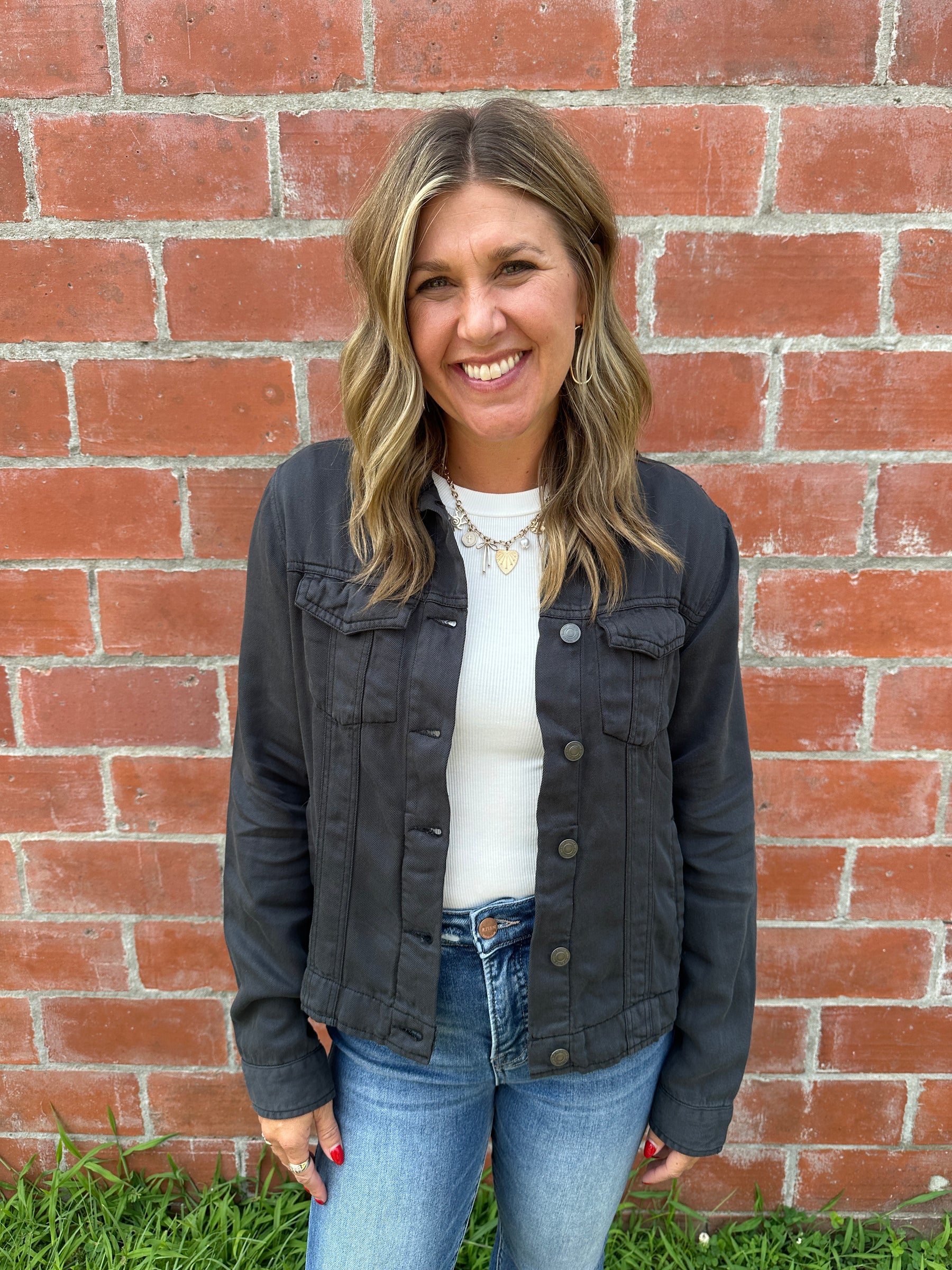 Jackie Jacket - Black Shadow