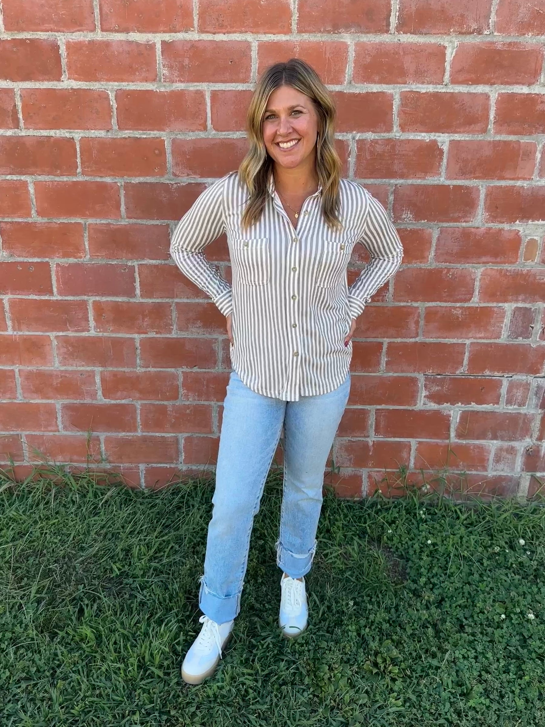 Buttery Soft Button Down - Mocha