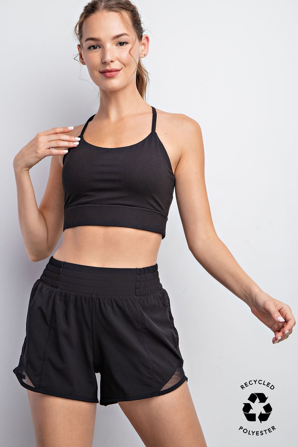 Go Girl Active Shorts - Black