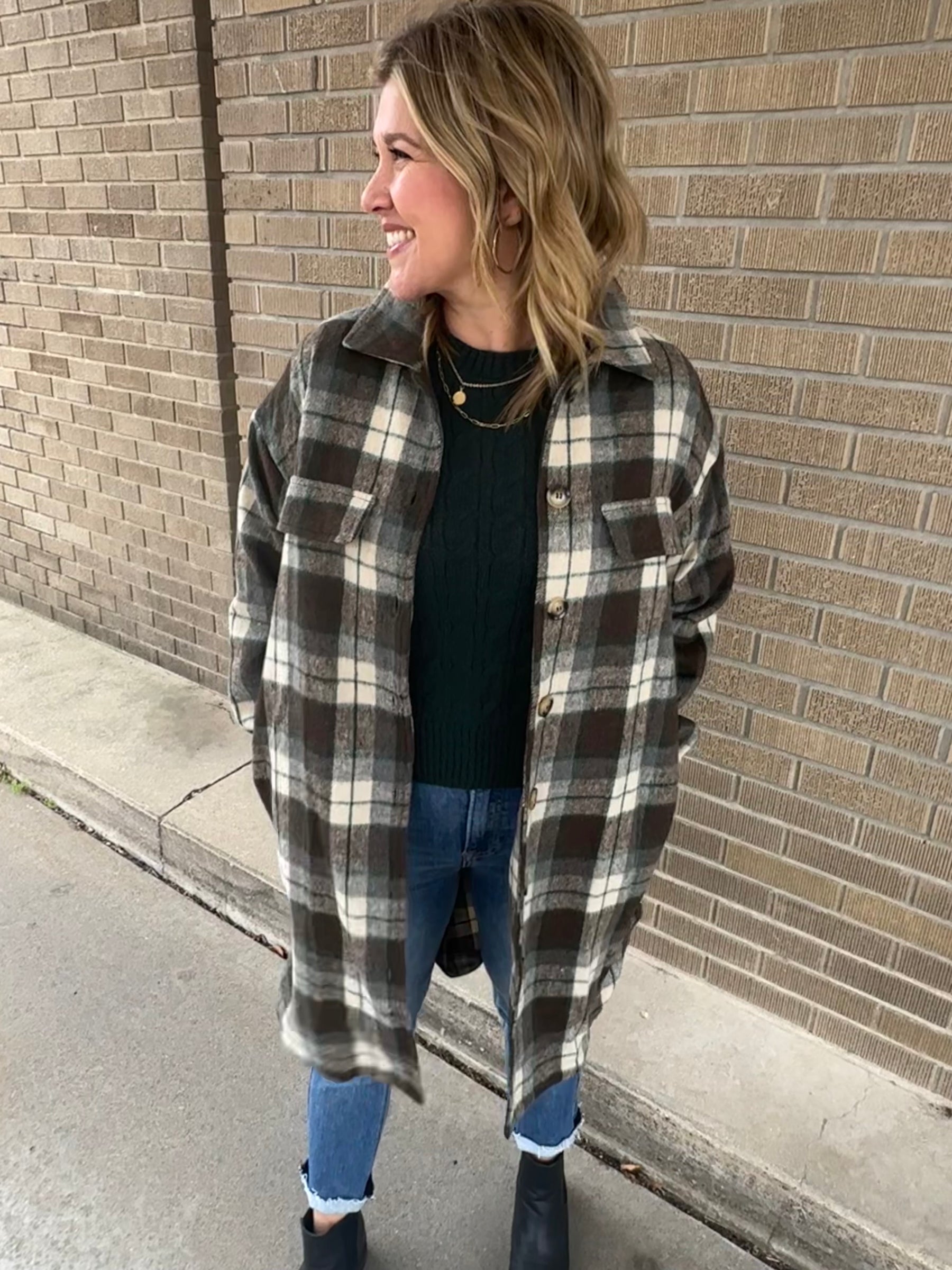 Emerald Long Shacket