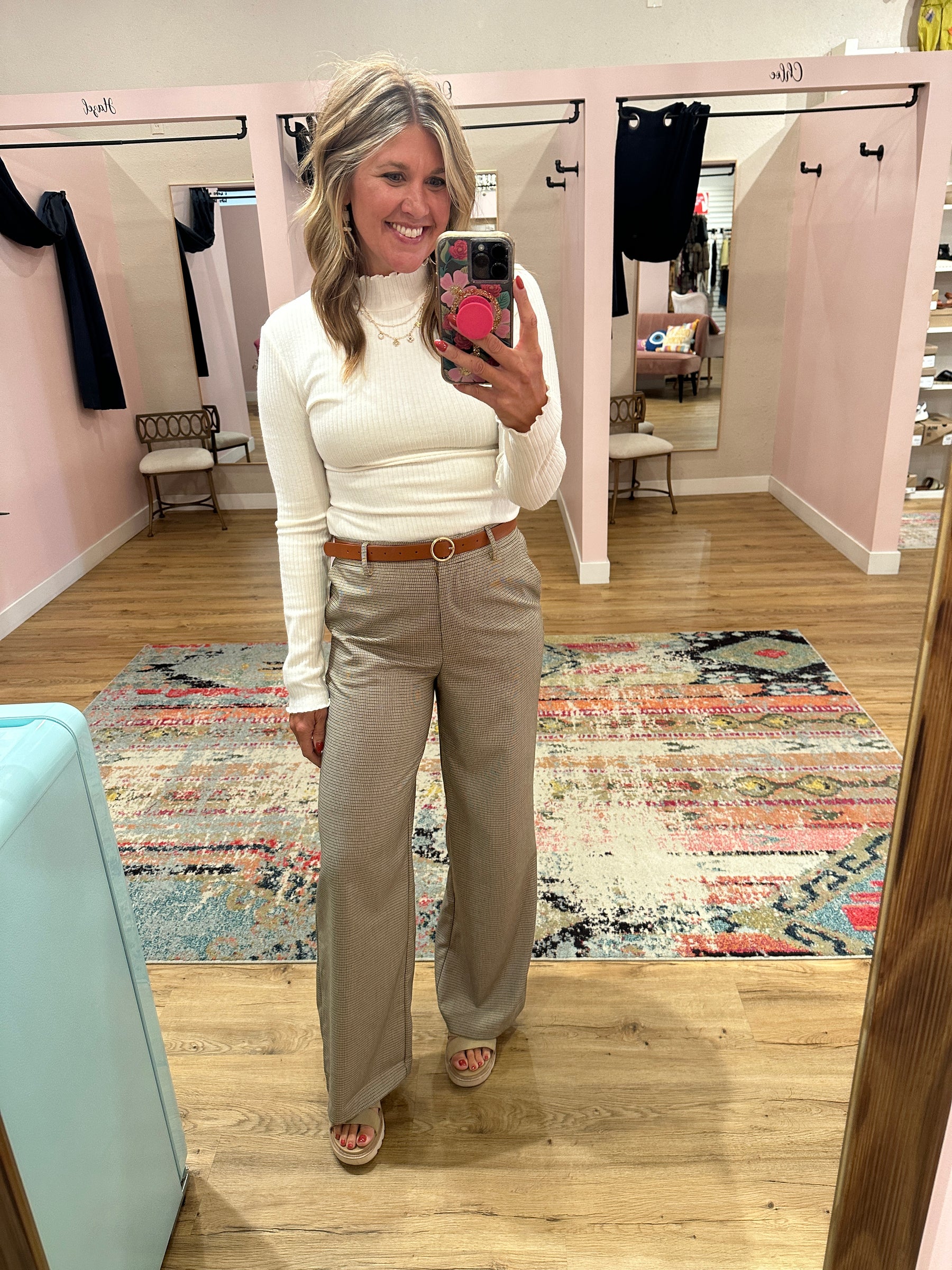 It Girl Ribbed Top - Ivory