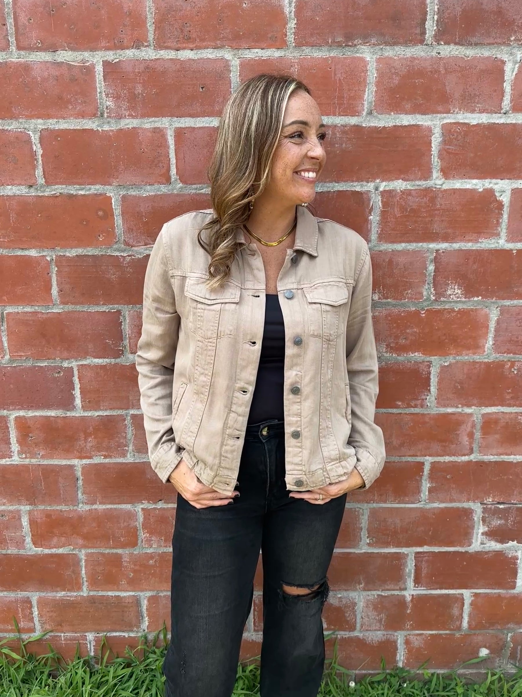 Jackie Jacket - Taupe
