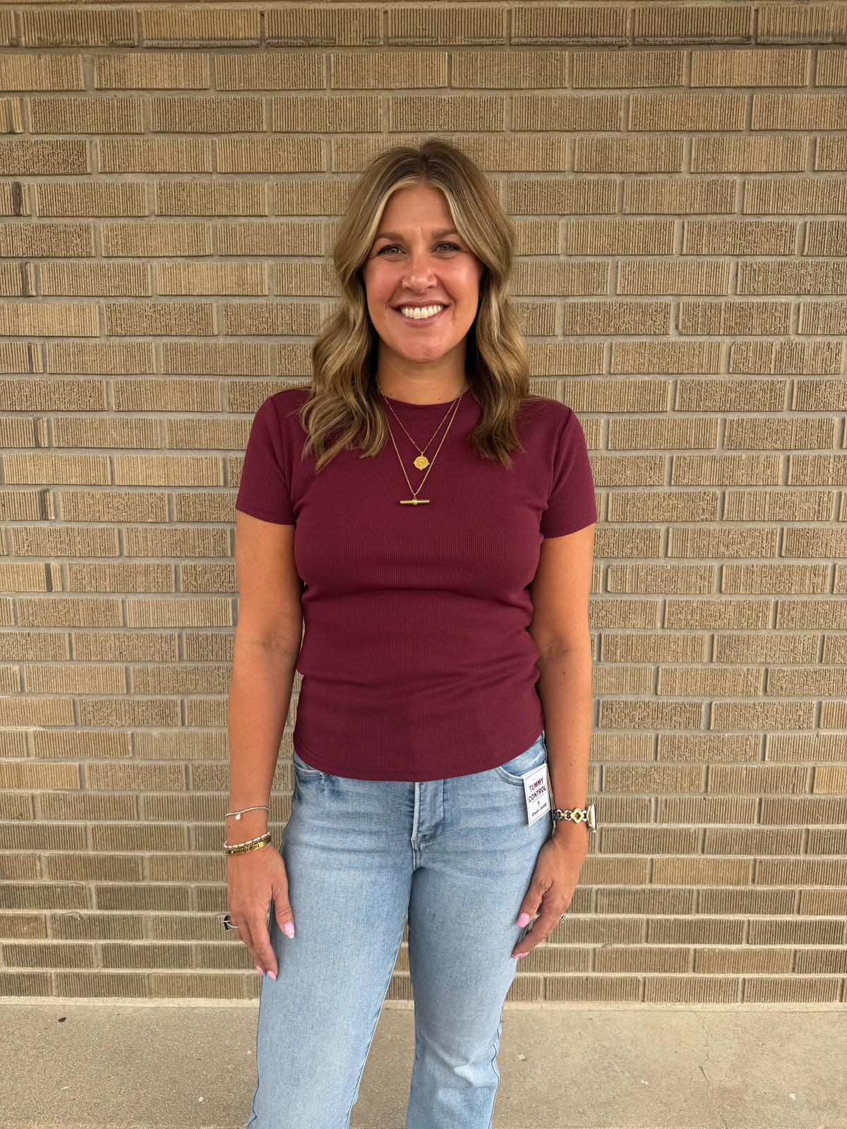 Annie Tee - Maroon