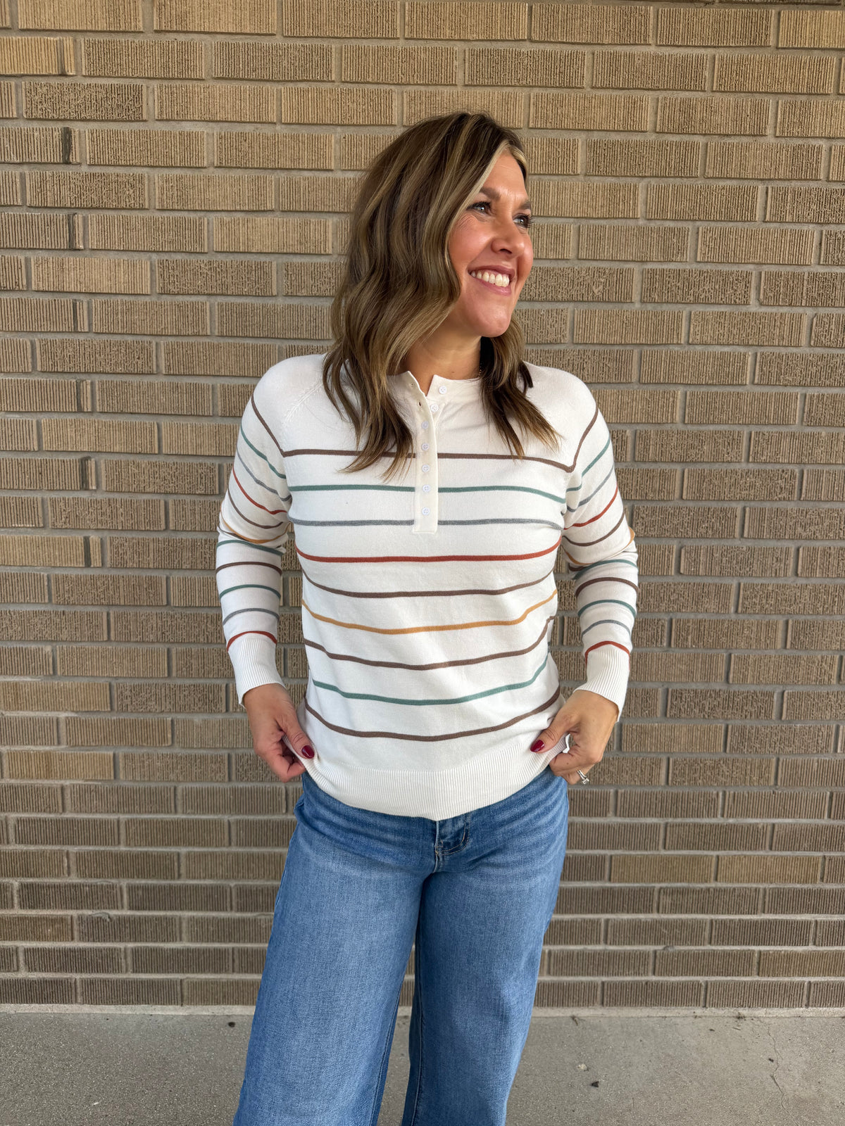Fall Multi-Stripe Sweater